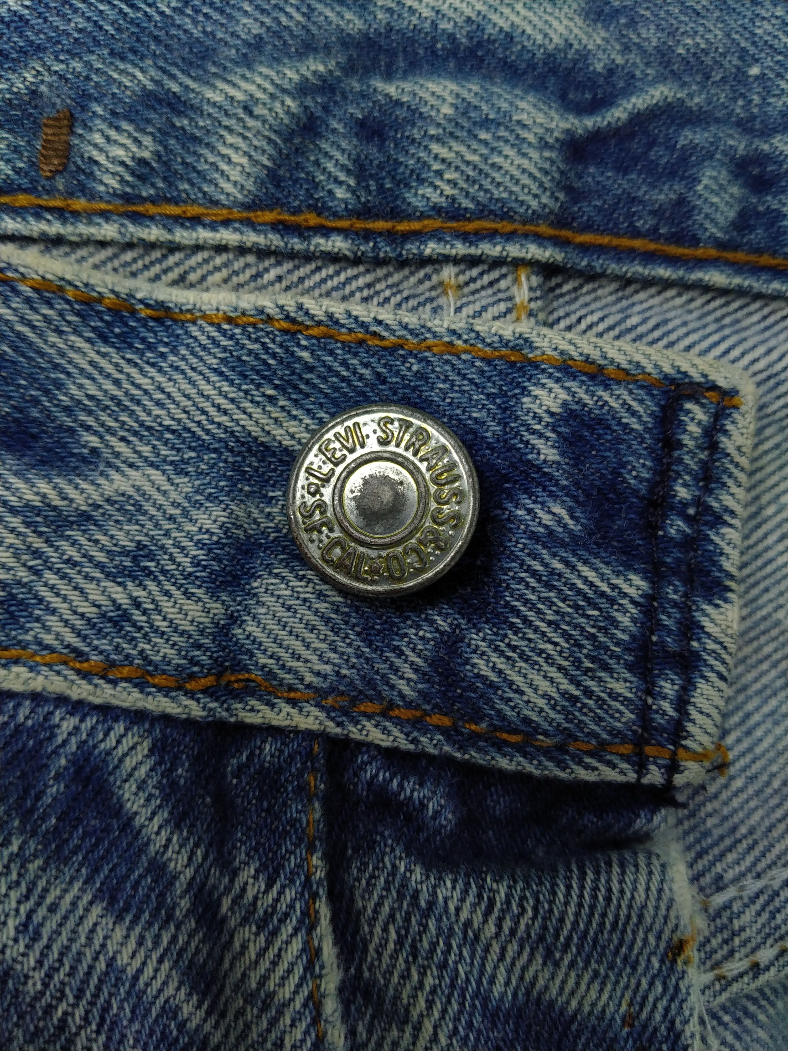 Levi's 80s Blue Vintage Levi's 501 USA Jeans 30x29 Denim -JN086 Size US 30 / EU 46 - 7 Thumbnail