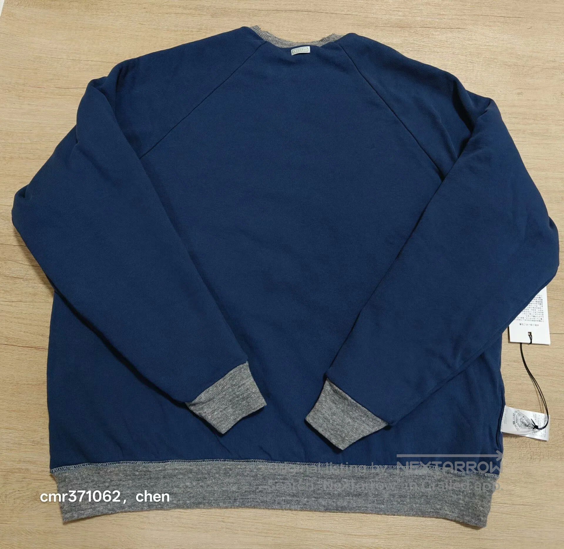 A.PRESSE A.PRESSE 26SS Vintage Reversible Sweatshirt. Size US M / EU 48-50 / 2 - 6 Thumbnail