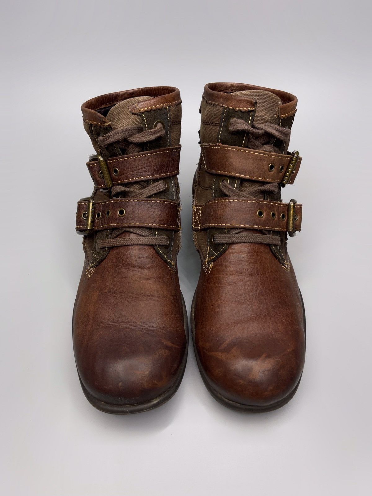 Japanese Brand × Replay Vintage Replay Leather Boots Avant-Garde Size US 8 / EU 41 - 3 Thumbnail