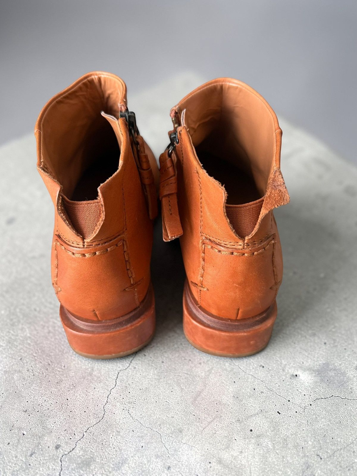 Franco Sarto SARTO Franco Sarto Brown Leather Ankle Boots Women’sSize8.5M Size US 8.5 / IT 38.5 - 3 Thumbnail