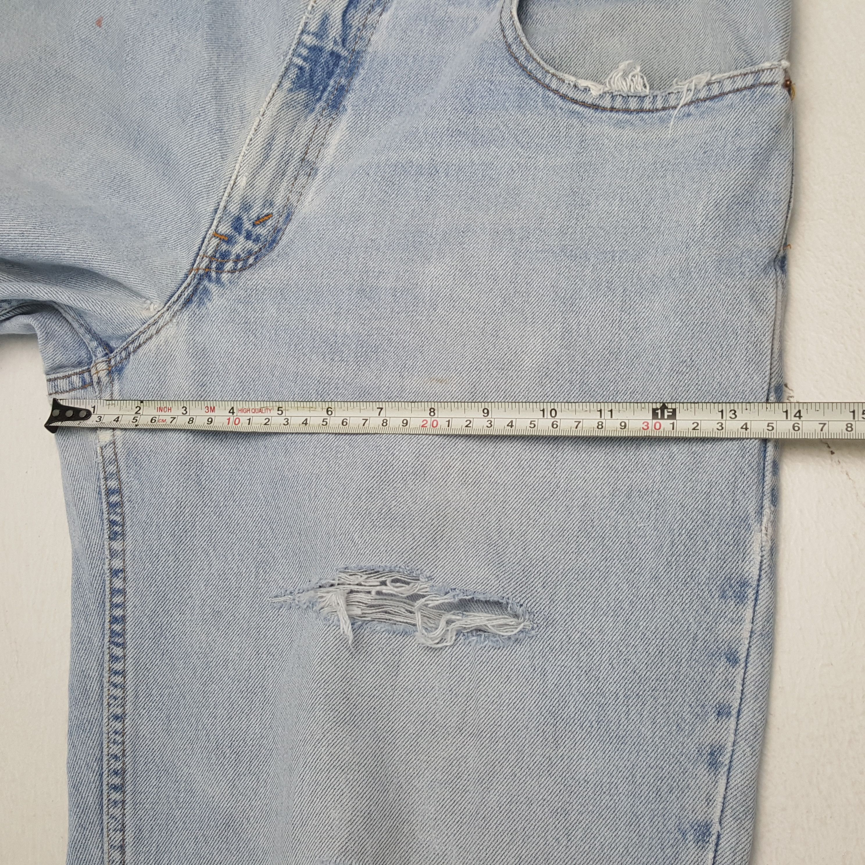 Levi's × Vintage LEVI'S American Brand Streetwear Distressed Jeans Size US 32 / EU 48 - 9 Thumbnail