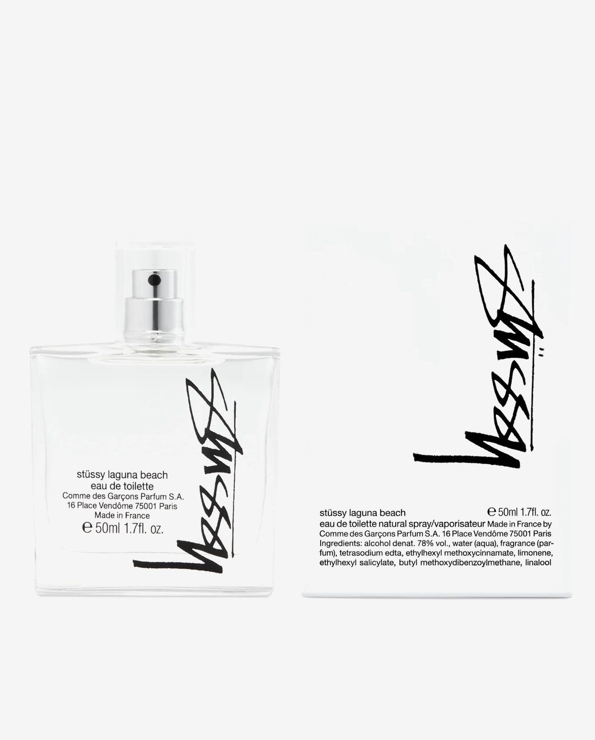 CDG by Comme des Garcons × Stussy Stussy CDG Laguna Beach Eau De Toilette 50 ml Brand New Size ONE SIZE - 2 Thumbnail