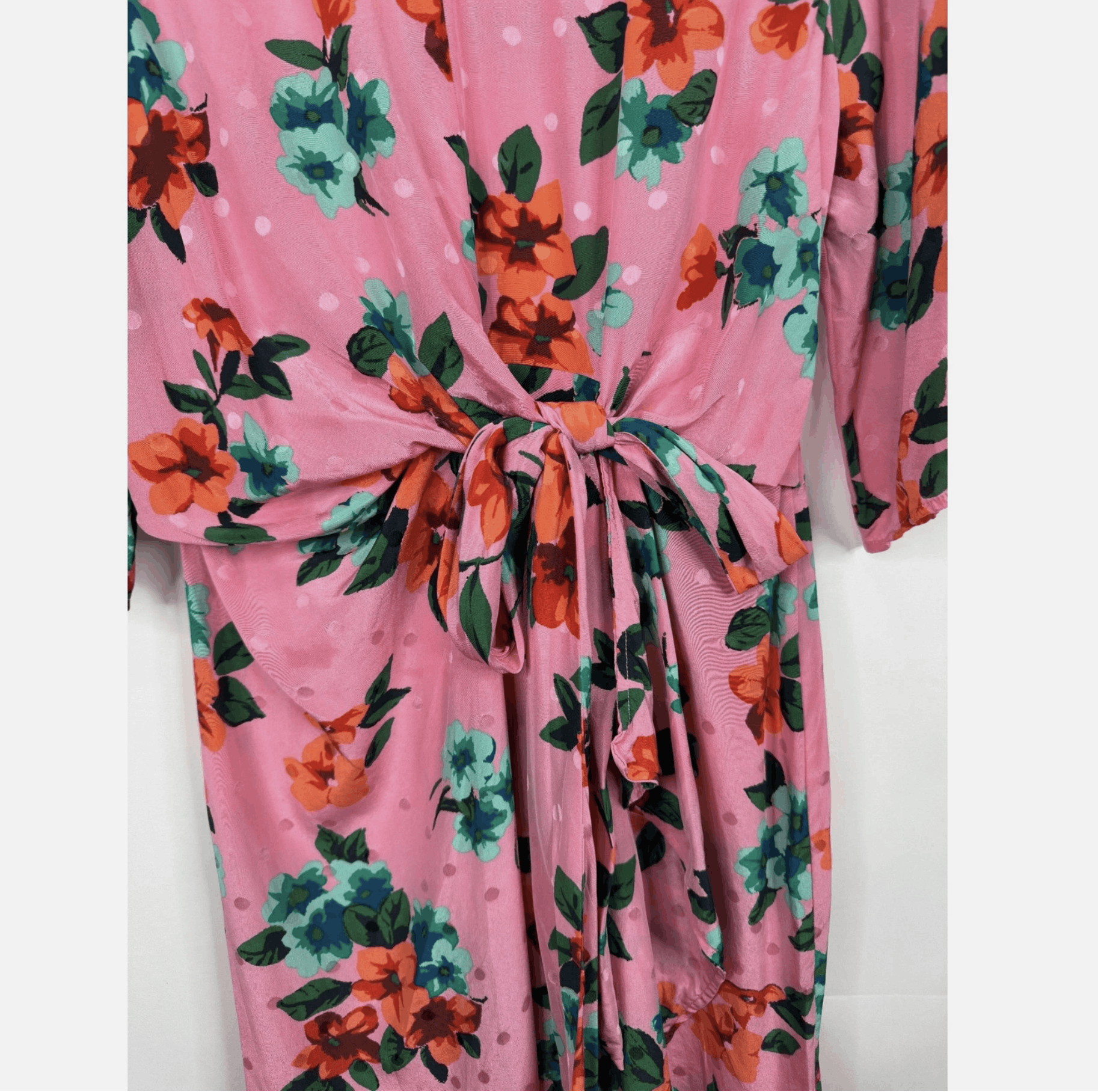 Essentiel Antwerp ESSENTIEL ANTWERP Vayen Draped Detail Silk Midi Dres Size S / US 4 / IT 40 - 14 Thumbnail