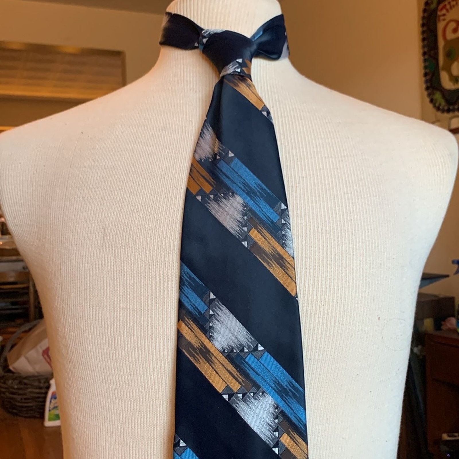 Pierre Balmain Pierre Balmain vintage 70’s modernist abstract necktie Size ONE SIZE - 4 Thumbnail
