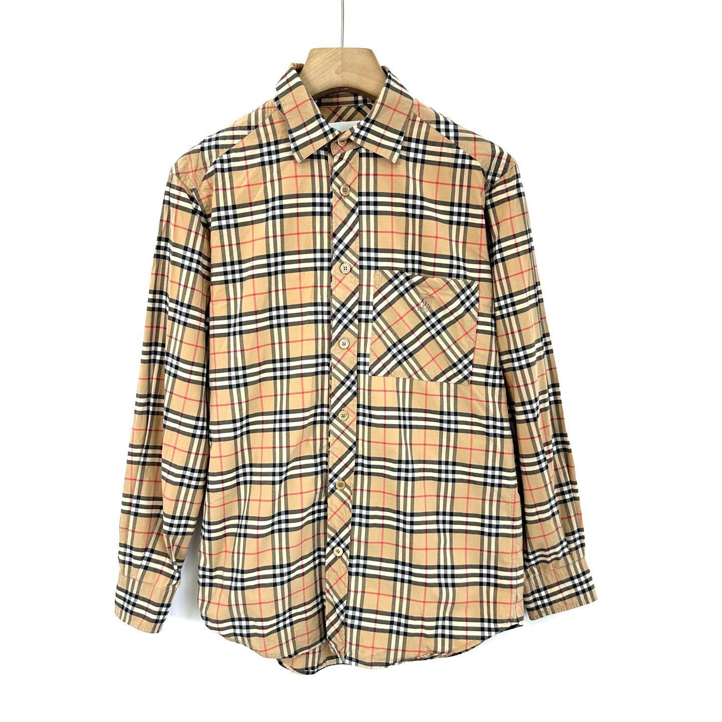 Burberry Burberry Chest Pocket TB Logo Check Shirt Size XS / US 0-2 / IT 36-38 - 1 Thumbnail