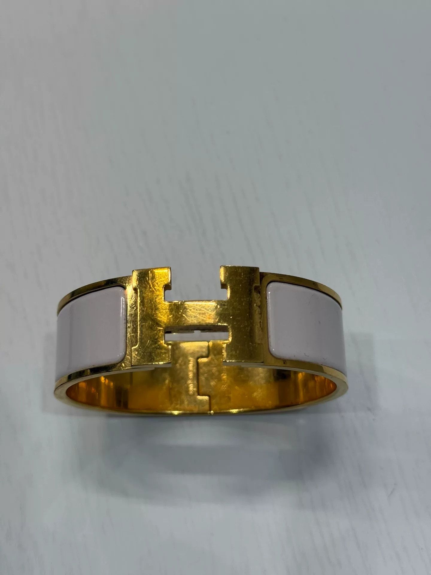 Hermes Clic H Wide Bracelet