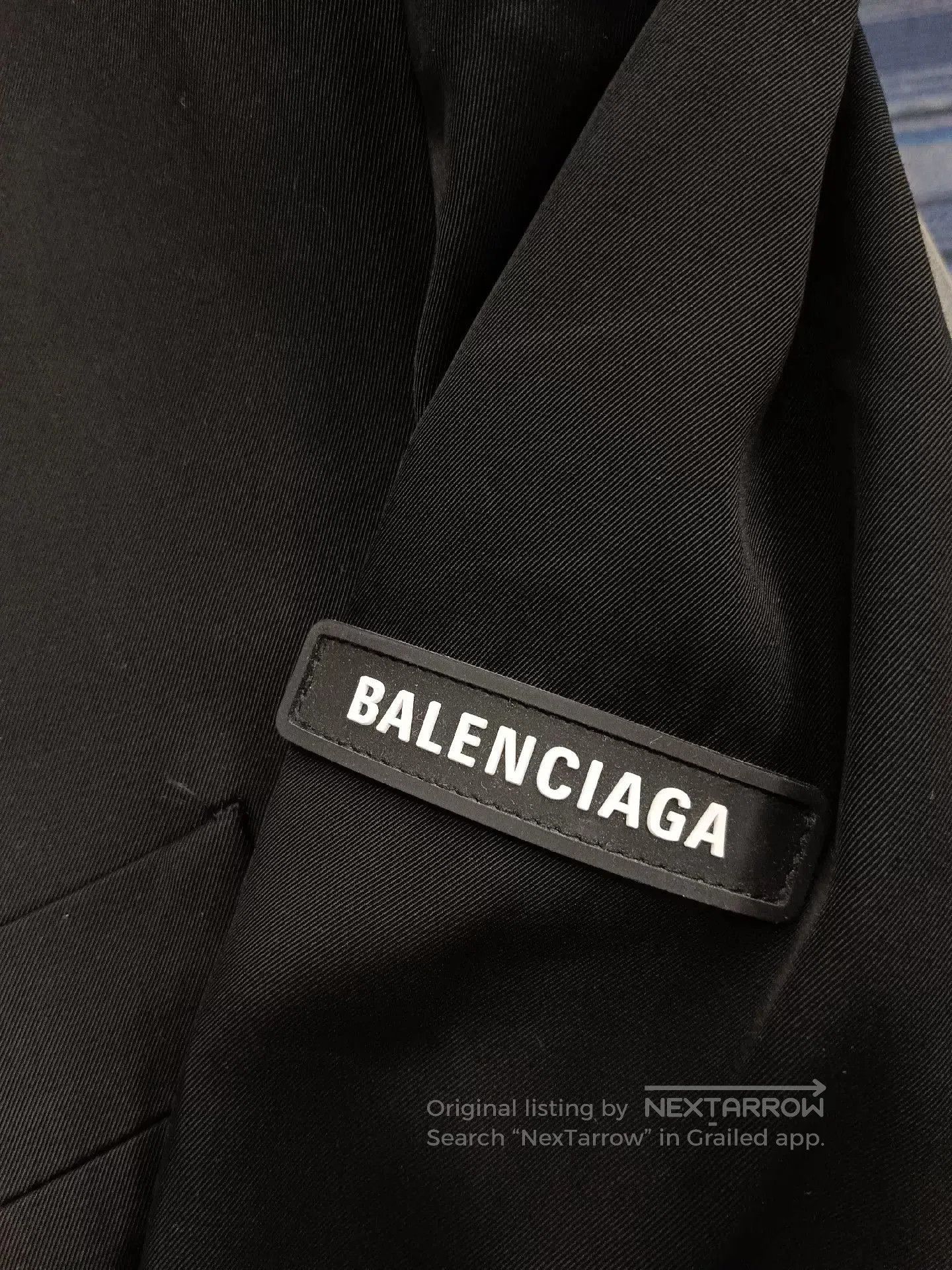 Balenciaga balenciaga classic logo black trench coat. Size US S / EU 44-46 / 1 - 3 Thumbnail