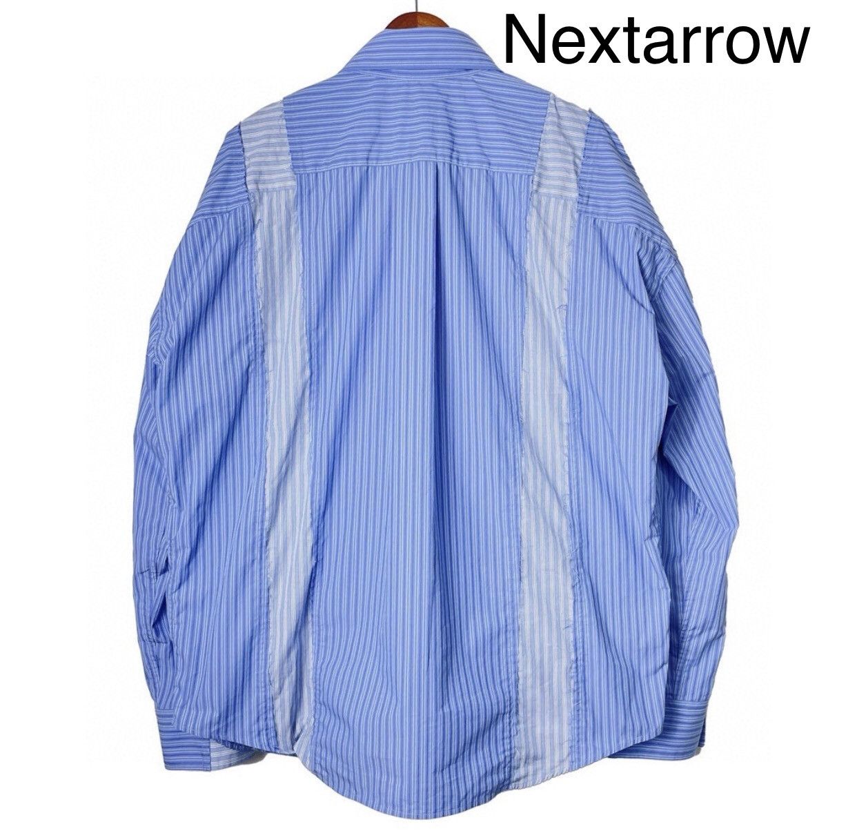 Balenciaga Balenciaga FW23 striped color blocked long sleeved shirt Size US L / EU 52-54 / 3 - 2 Thumbnail