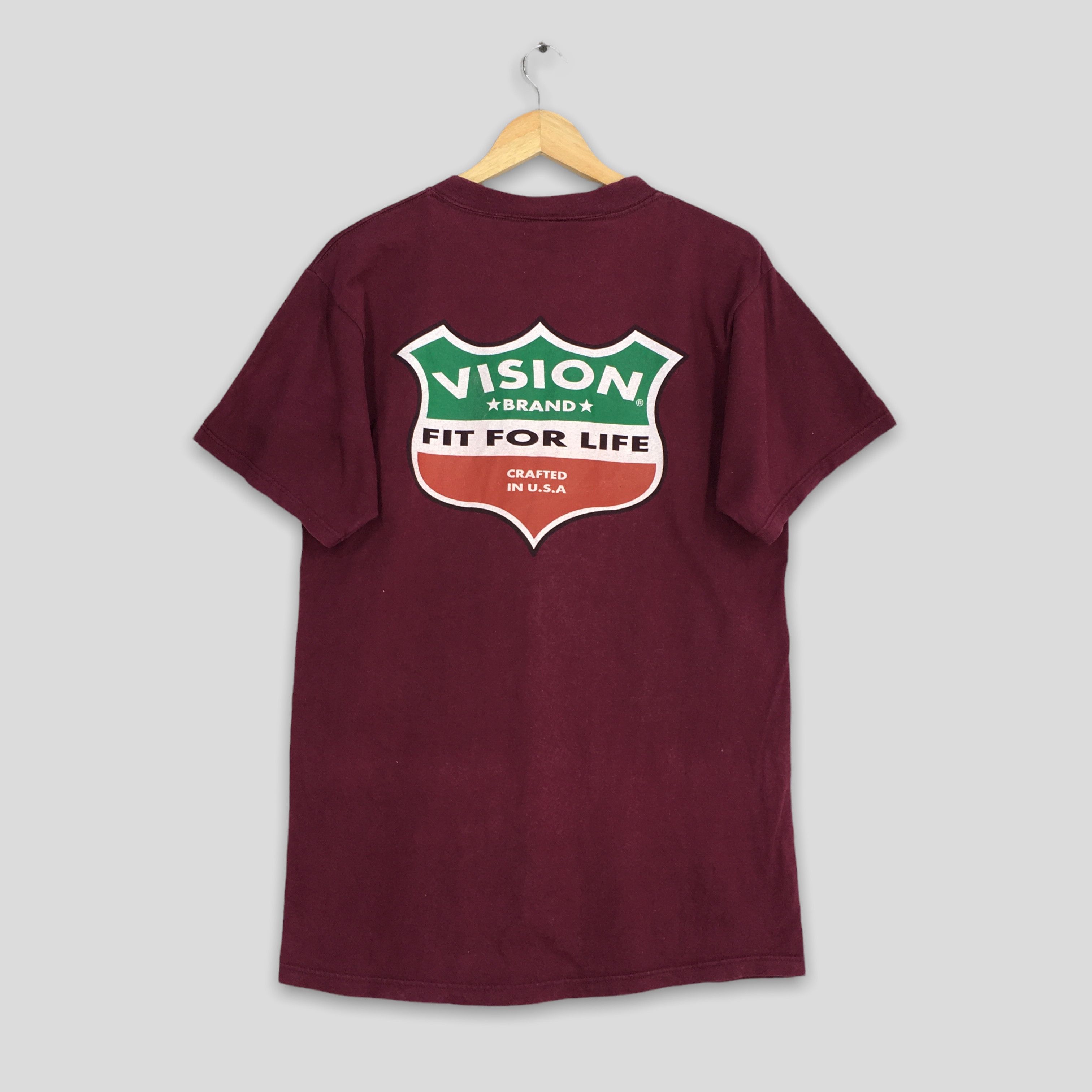 Vintage Vintage 90's Vision Street Wear Skate Tshirt Large Size US L / EU 52-54 / 3 - 4 Thumbnail