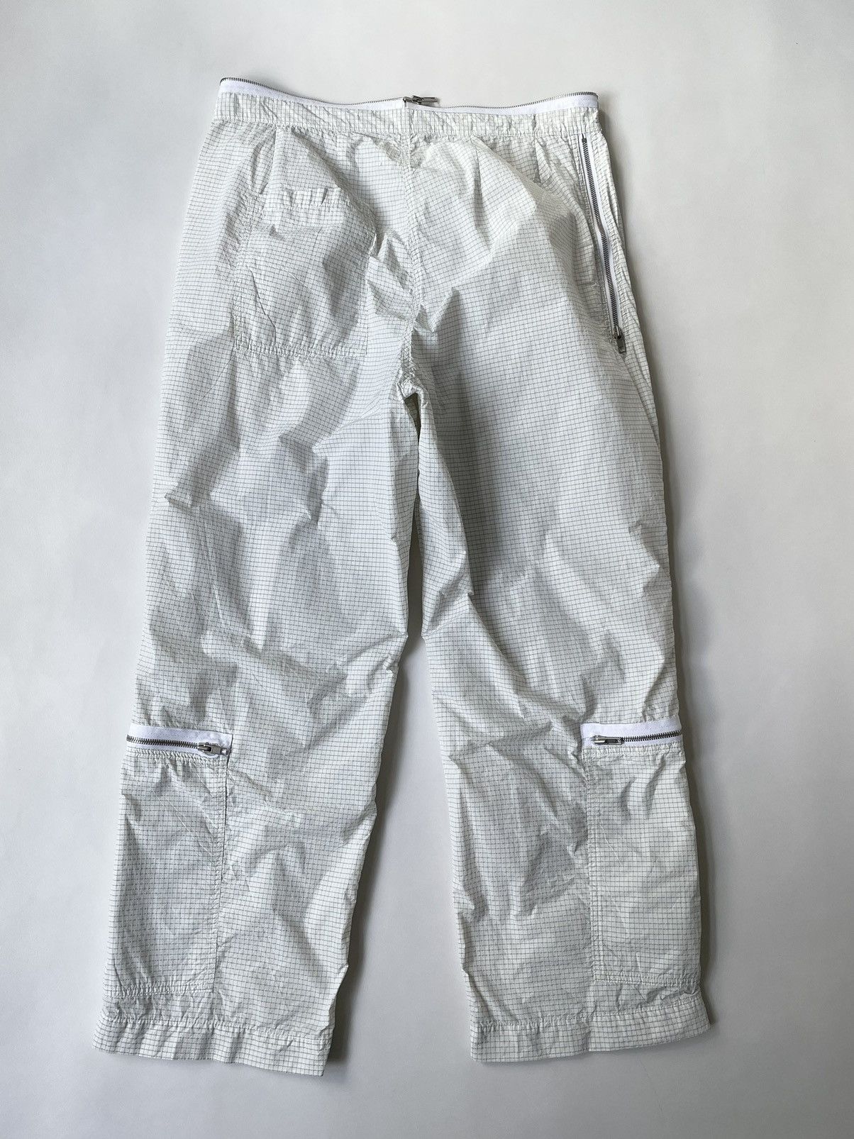 Maison Margiela S/S 19 Grid Check Nylon Flight Suit / Boiler Suit Size US S / EU 44-46 / 1 - 17 Thumbnail