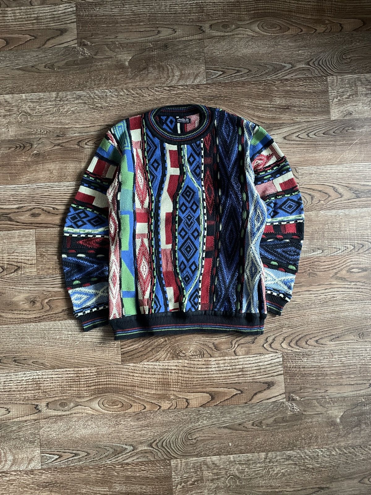 Coogi × Japanese Brand × Vintage Rare! Vintage Coogi Style Sweater 