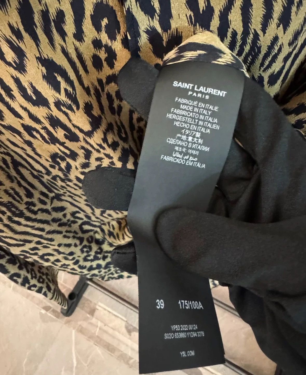 Saint Laurent Paris × Yves Saint Laurent Saint Laurent SLP Saint Laurent 21SS shirt2412-Nextarrow Size US S / EU 44-46 / 1 - 4 Thumbnail