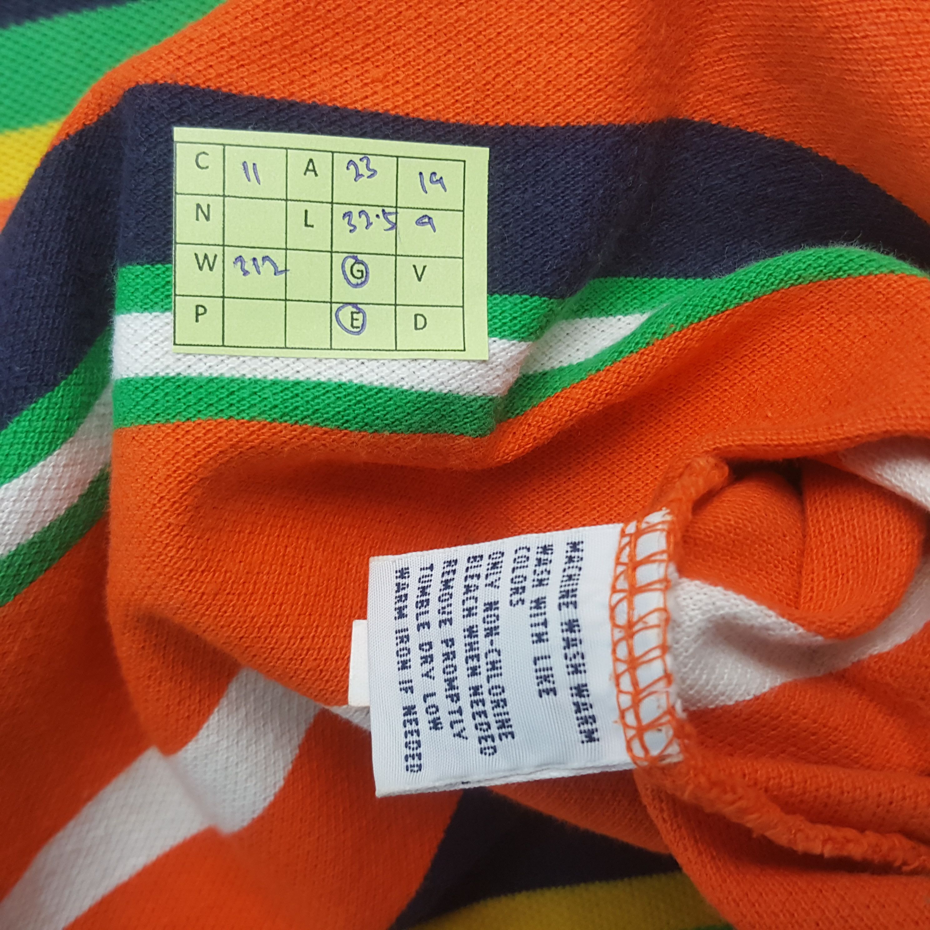 Polo Ralph Lauren Vintage Polo Ralph Lauren American Stripes Polos RR11 Size US XL / EU 56 / 4 - 5 Thumbnail