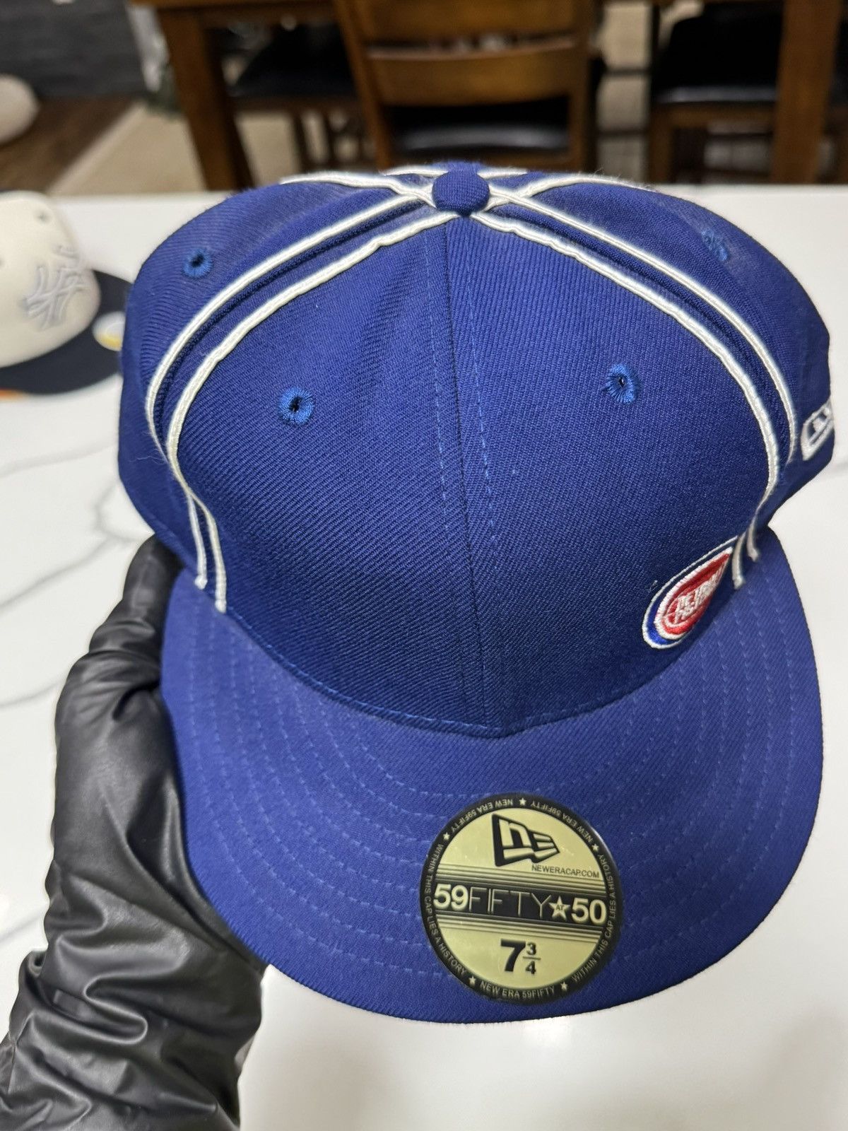 New Era New Era 59FIFTY Hardwood Classics Detroit Pistons Fitted Hat Size ONE SIZE - 5 Thumbnail