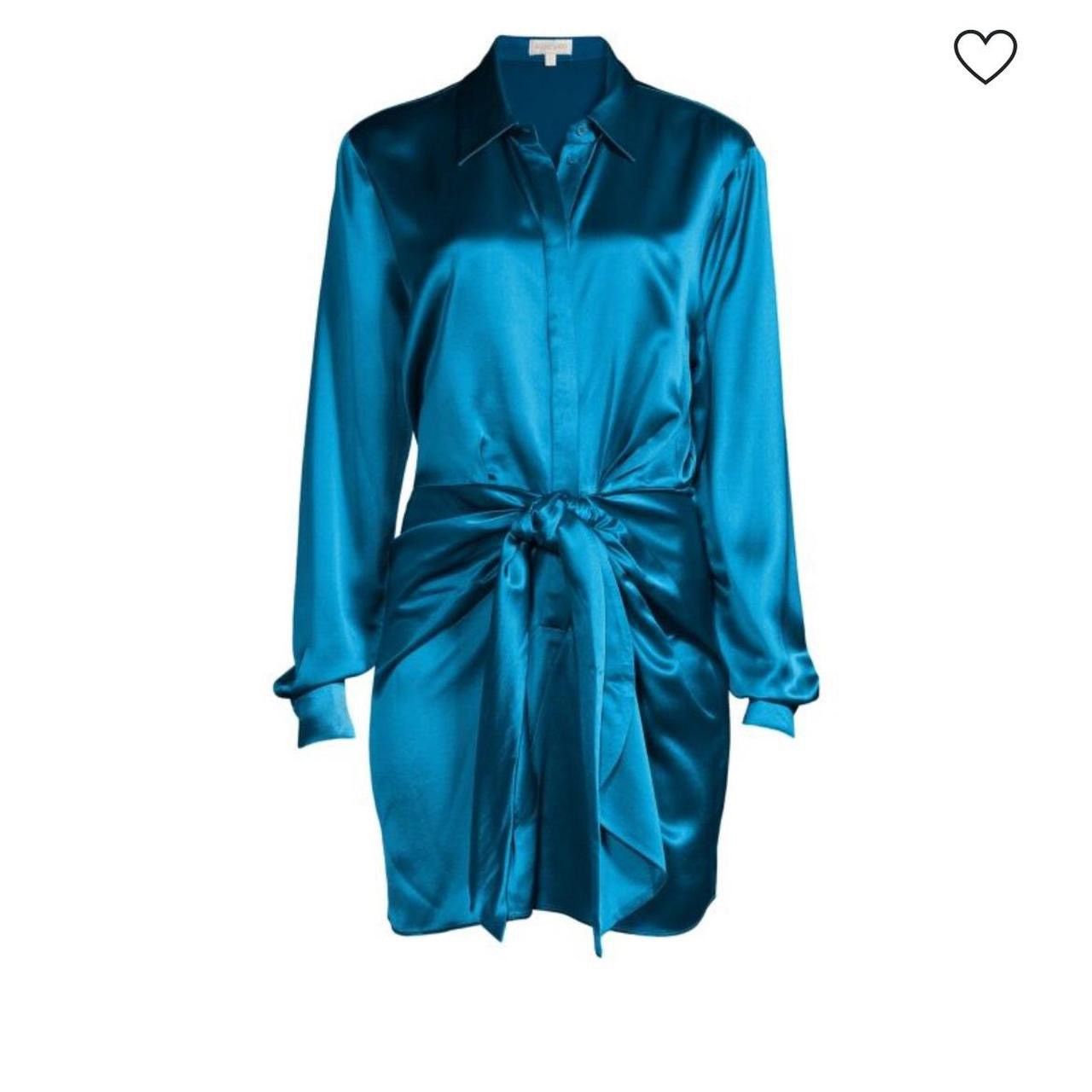 NWT Ronny Kobo Jordan Blue Mini Holiday Dress