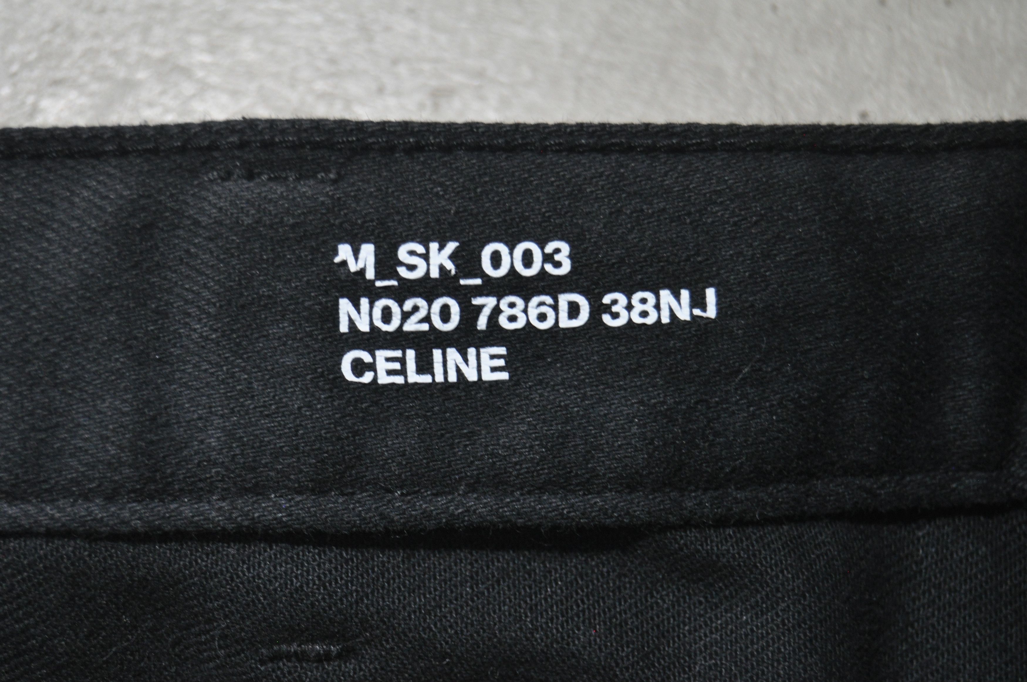 Celine Celine - Hedi Slimane - S/S 20 - Low Rise Skinny Denim Jean Size US 30 / EU 46 - 14 Thumbnail