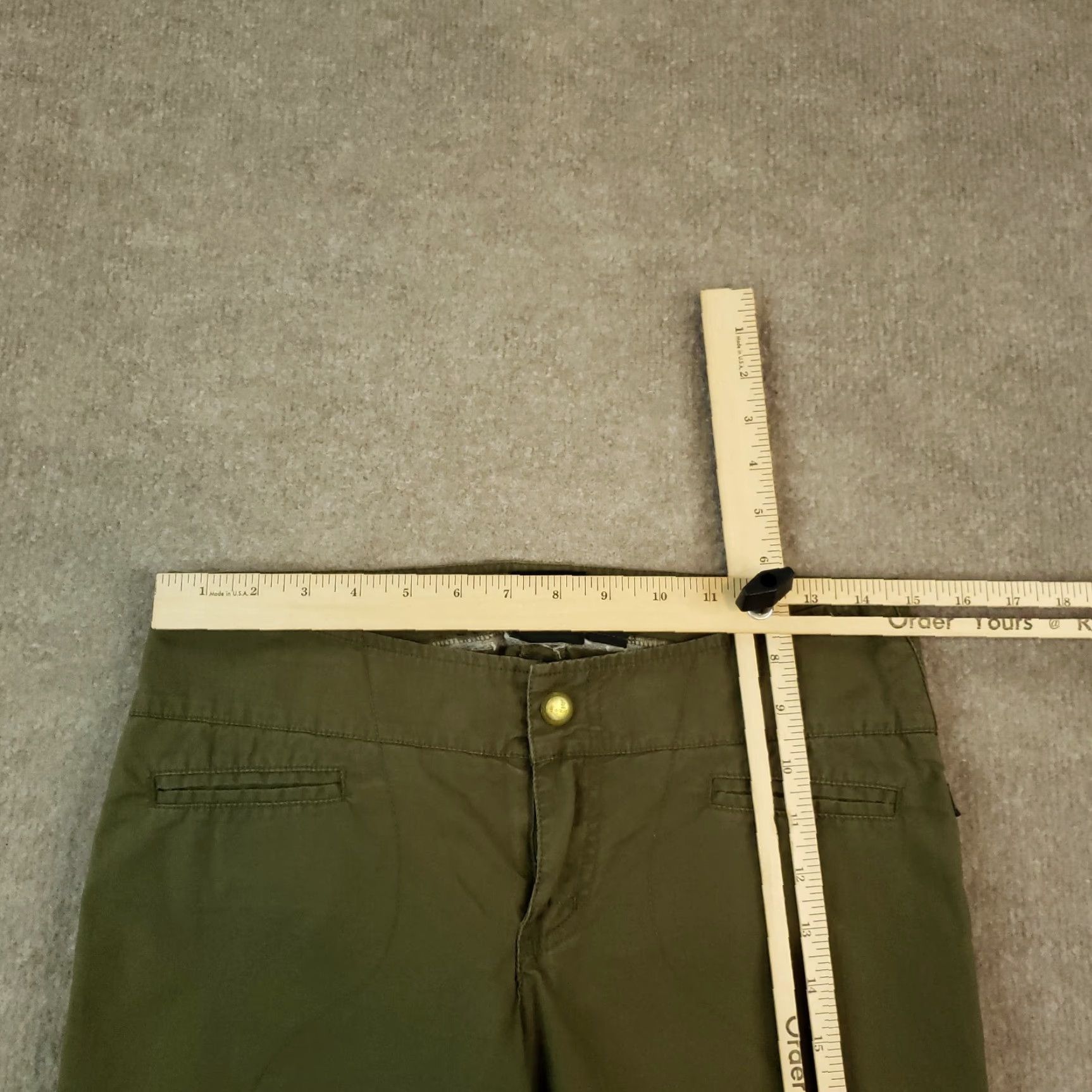 Helly Hansen Helly Hansen Womens Cropped Stretch Jeans, Green, Extra Small, Regular Fit, Mid Rise Size 26" / US 2 / IT 38 - 4 Thumbnail