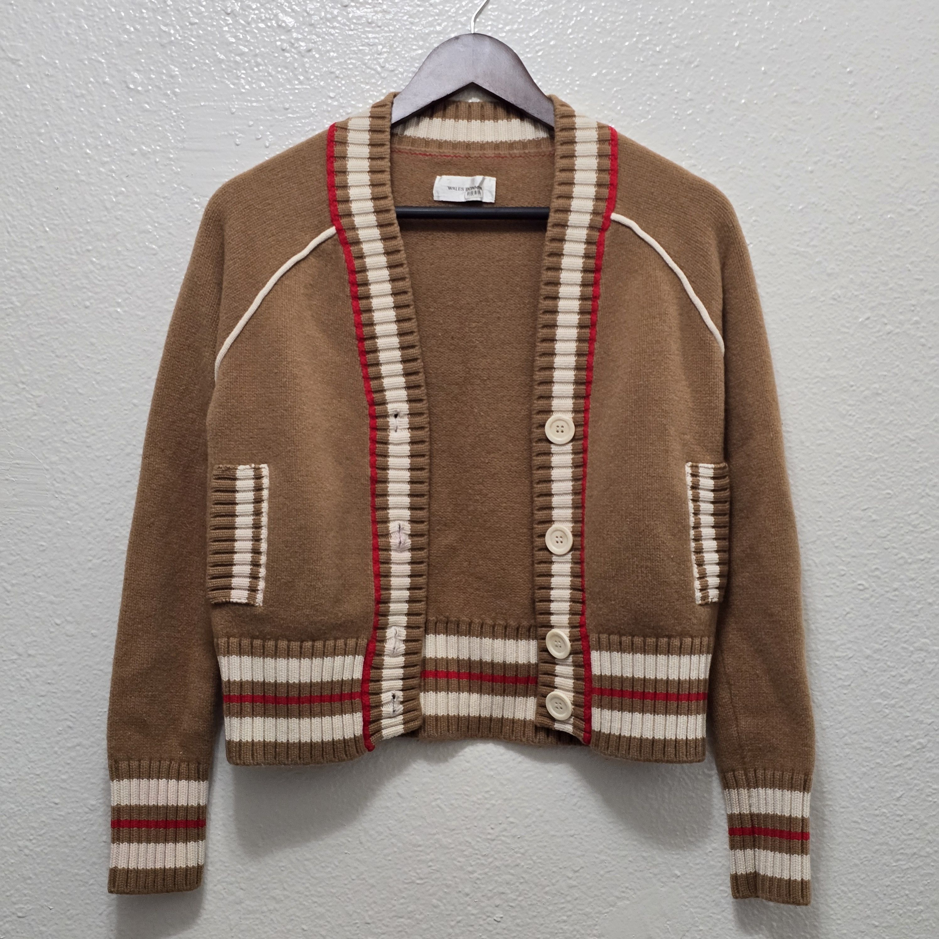 Wales Bonner Artist Wool Cardigan Size S / US 4 / IT 40 - 2 Thumbnail