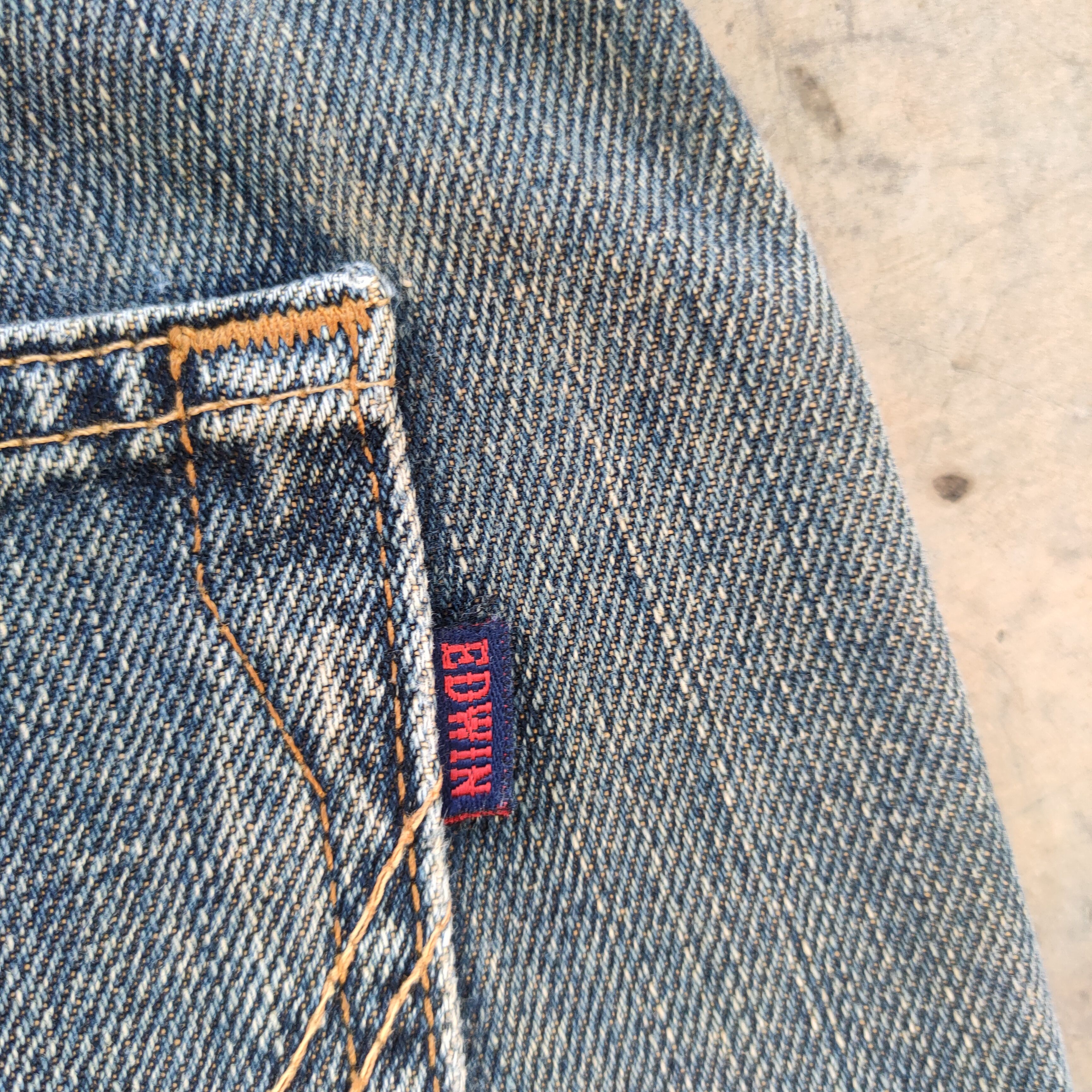 Edwin VINTAGE EDWIN 404 RUSTY FADED JEANS DENIM PANTS Size US 33 - 14 Thumbnail