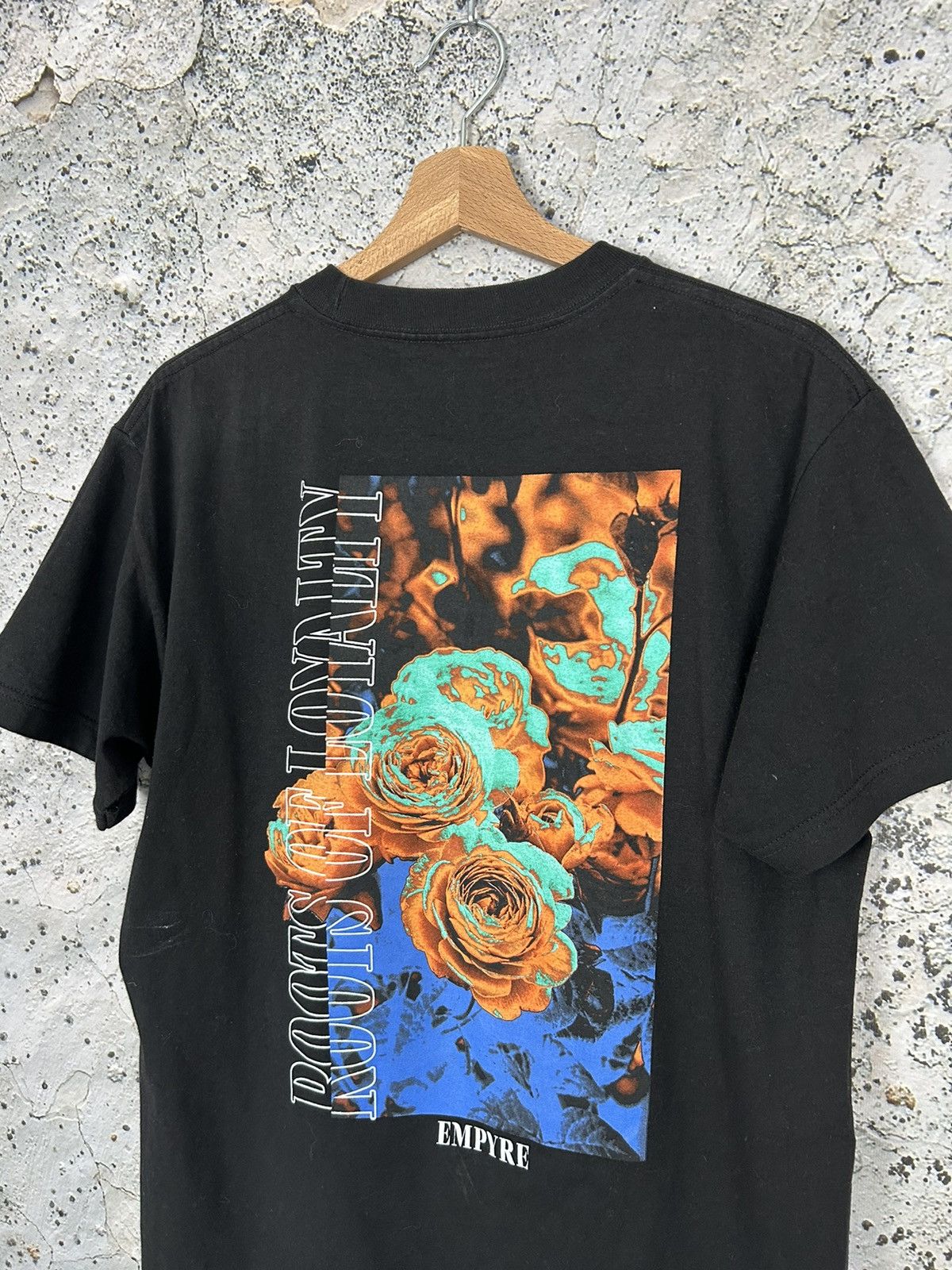 Vintage Empyre Graphic Alternative Flowers Tee Grunge Rock Punk Size US M / EU 48-50 / 2 - 2 Thumbnail