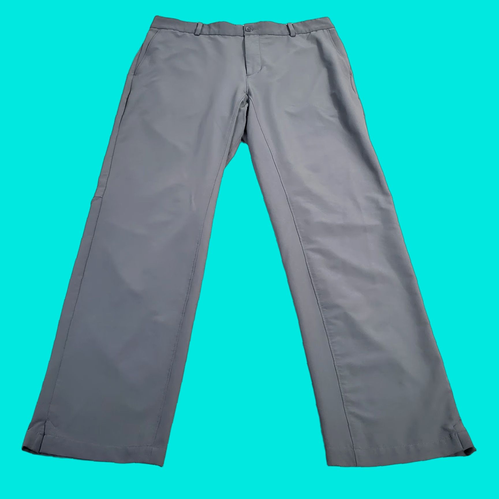 Nike Nike Pants Mens 34x32 Gray Chinos Performance Stretch Lightweight 921751 021 Size US 34 / EU 50 - 1 Thumbnail