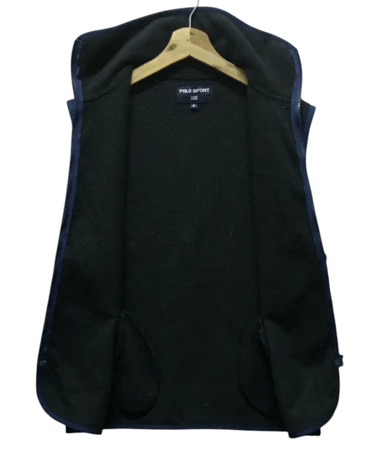 Polo Ralph Lauren Vintage Polo Sport Ralph Lauren Fleece Vests Size US M / EU 48-50 / 2 - 2 Thumbnail