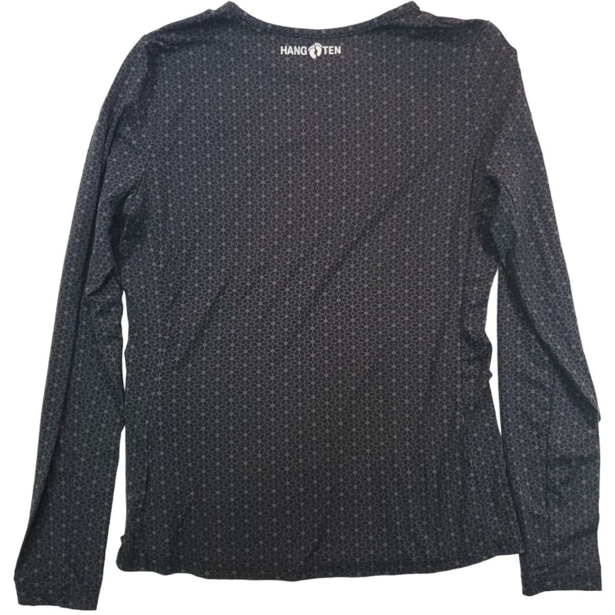Hang Ten Hang Ten | Black & Grey Daisy Print Rash Guard | Size Small Size S / US 4 / IT 40 - 6 Thumbnail