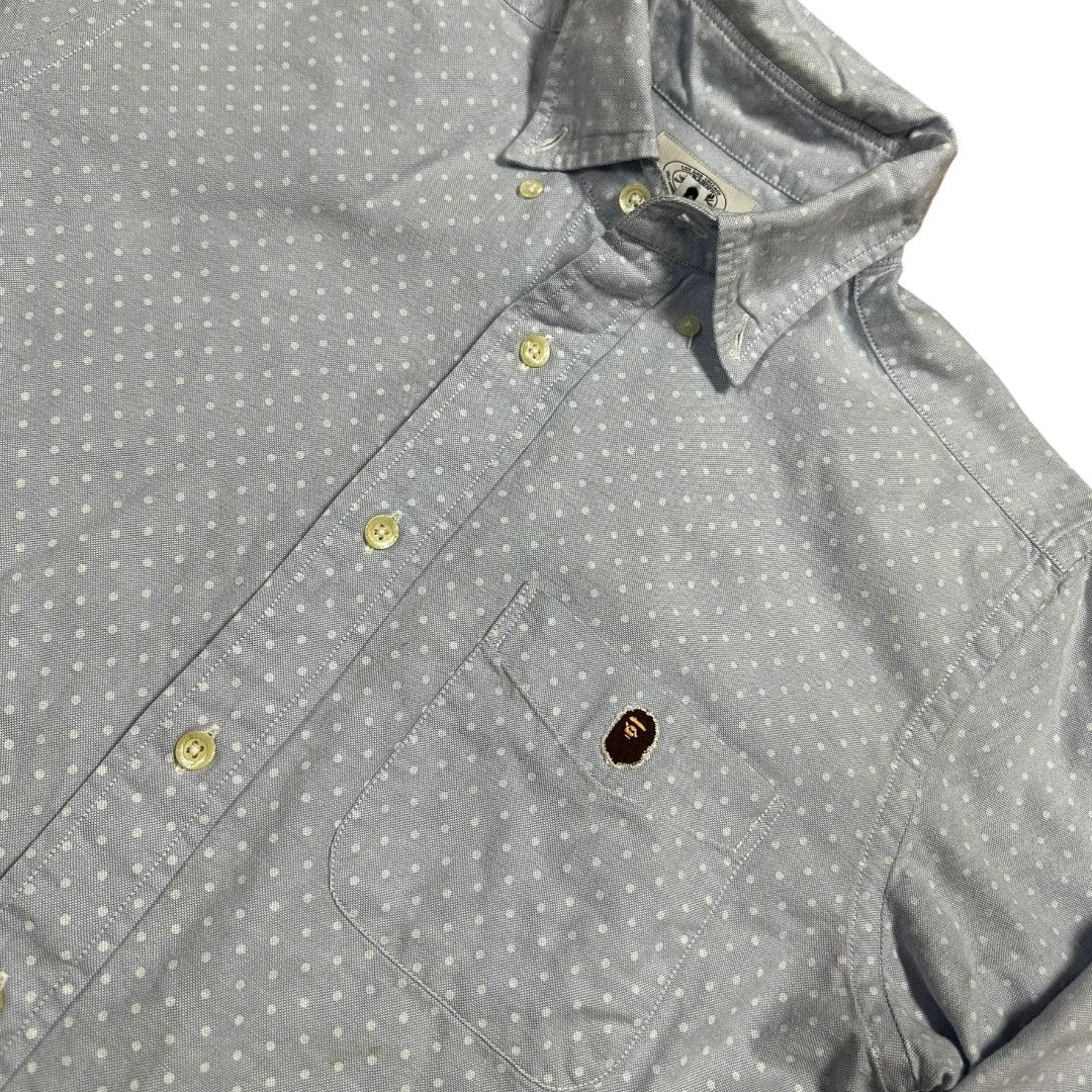 Bape L Bape One Point Oxford Shirt Size US L / EU 52-54 / 3 - 3 Thumbnail