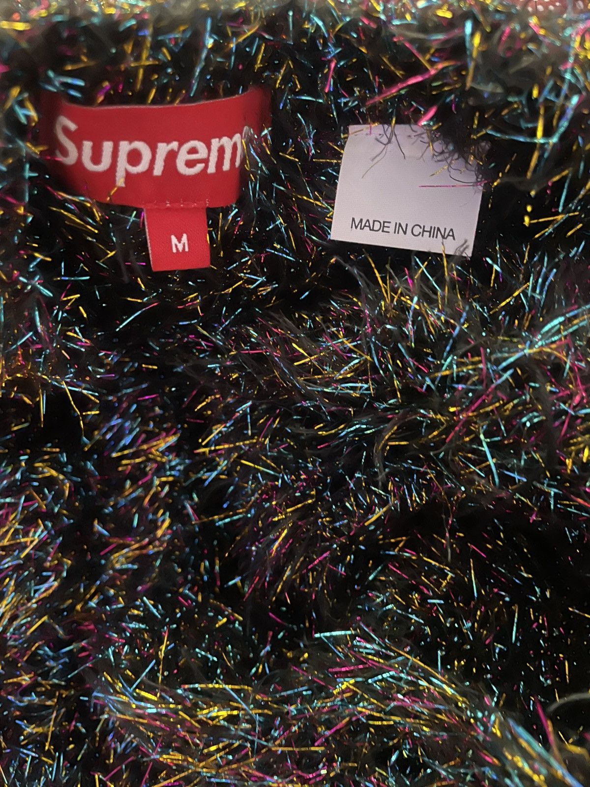Supreme FW23 sparkle cardigan Size US M / EU 48-50 / 2 - 3 Thumbnail