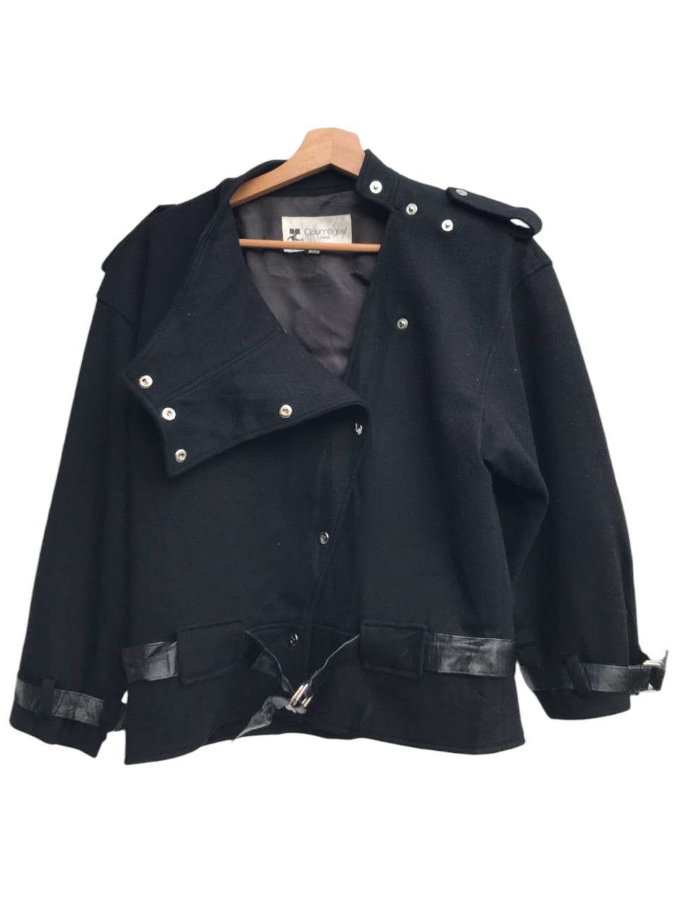 Courreges Vintage Courreges Wool Jacket Size M / US 6-8 / IT 42-44 - 1 Thumbnail