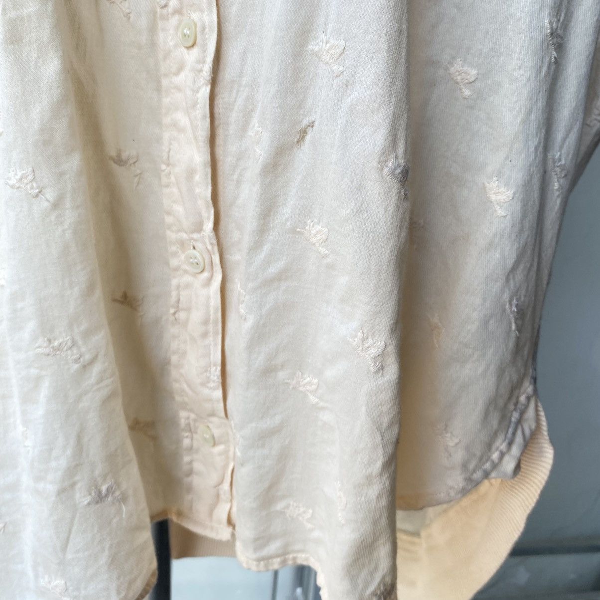 mercibeaucoup Mercibeaucoup, Peach Oversized Button-Down Shirt with Pocket Size XL / US 12-14 / IT 48-50 - 10 Thumbnail
