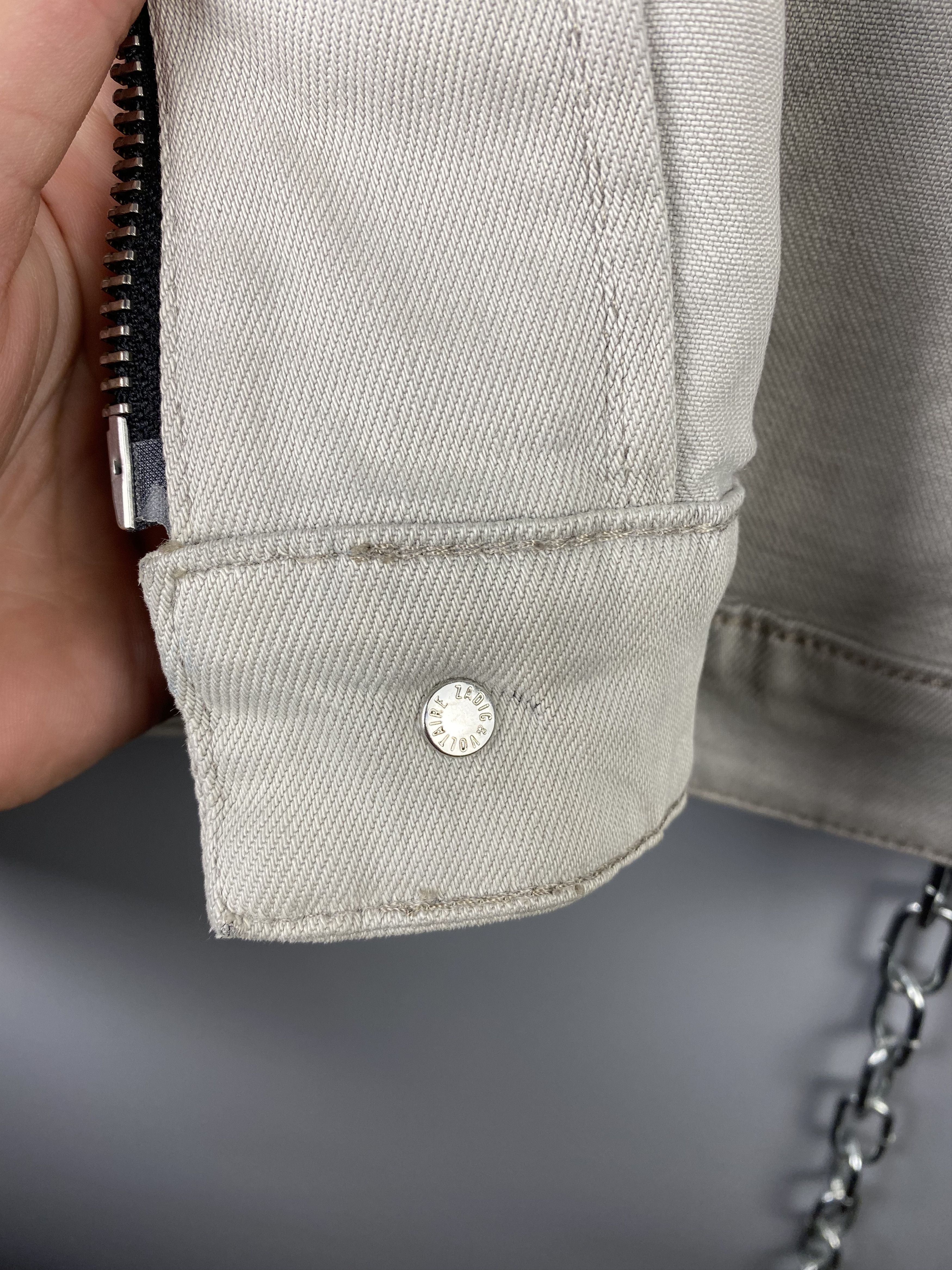 Zadig & Voltaire Zadig Voltaire Denim Washed Trucker Jacket Size US L / EU 52-54 / 3 - 15 Thumbnail