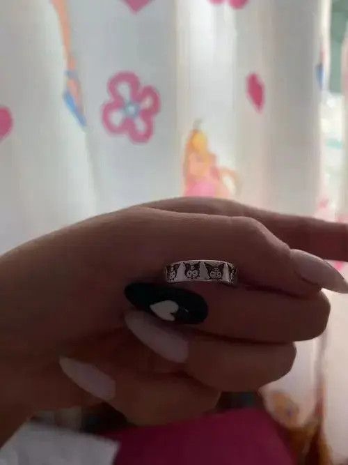 Japanese Brand Full Print Kurami Hello Kitty Adjustable Ring Size ONE SIZE - 8 Thumbnail