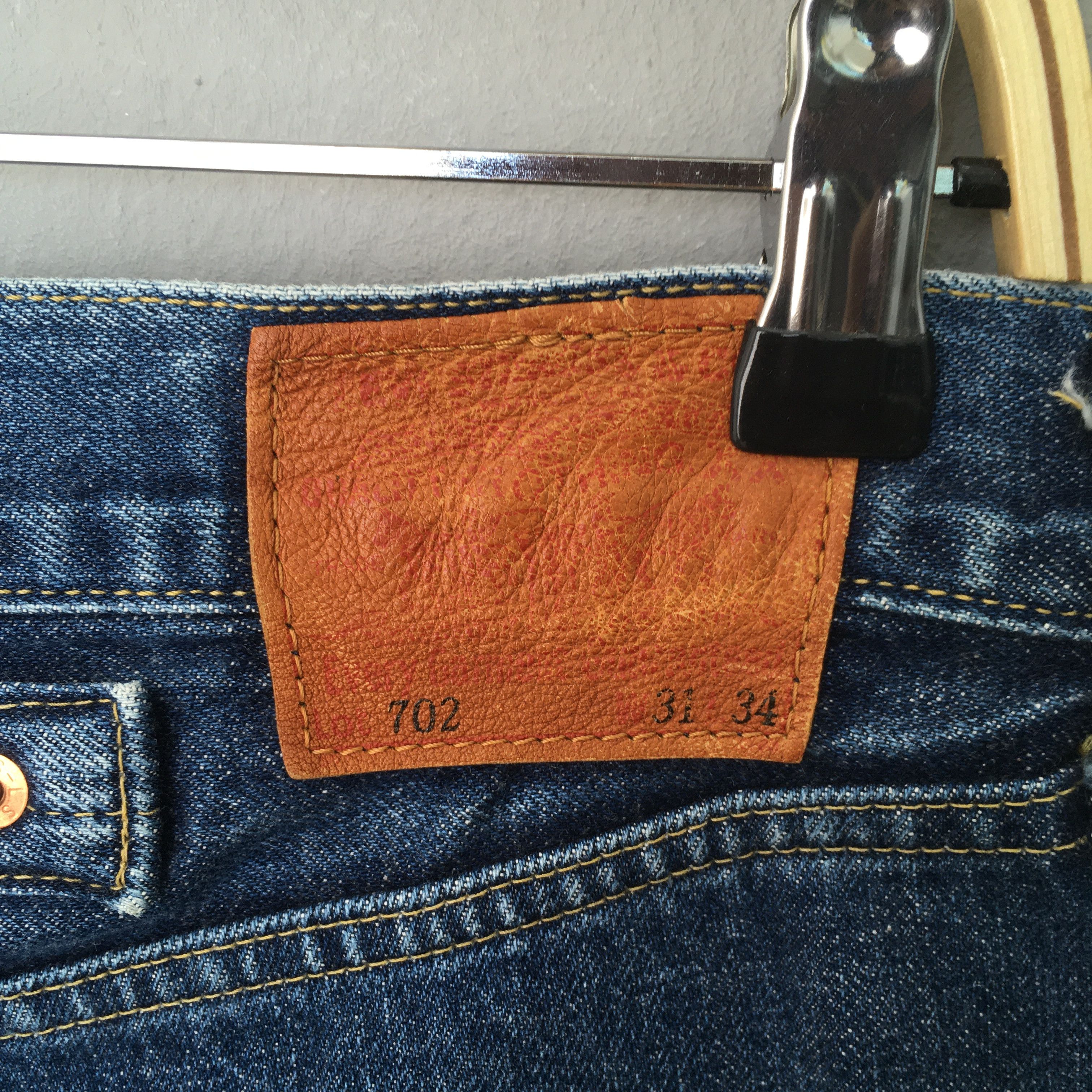 Levi's Size 30x31 90s Levis 702 LVC Buckle Back Big E Jeans S2000 Size US 30 / EU 46 - 11 Thumbnail