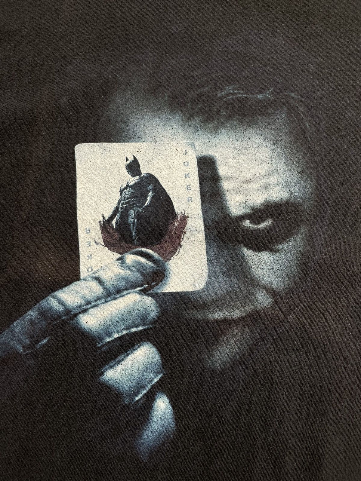 Band Tees × DC Comics × Vintage Vintage Dark Knight Joker Movie T-Shirt Size US S / EU 44-46 / 1 - 3 Thumbnail