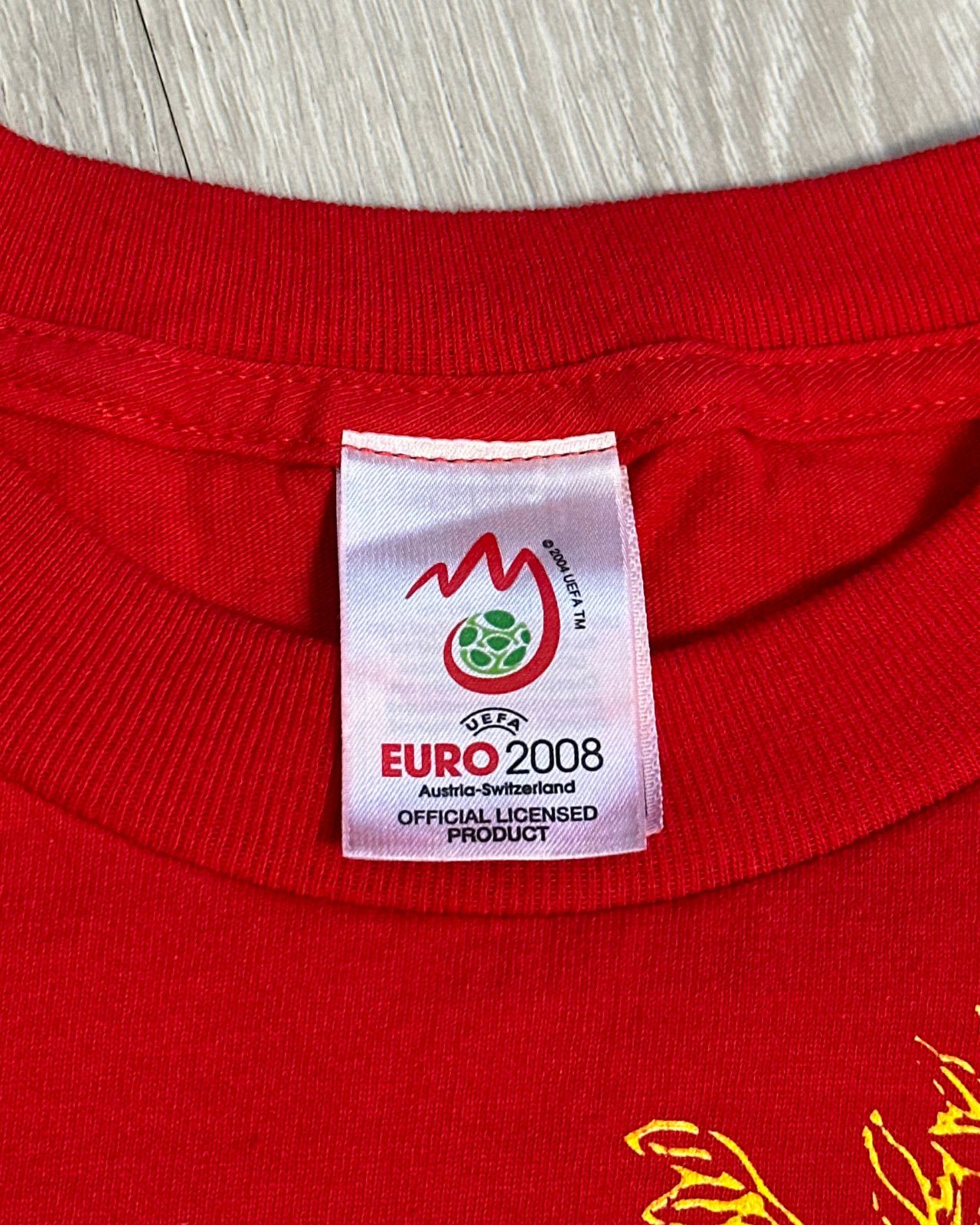 Vintage Y2K 2008 UEFA EURO Portugal Soccer T-Shirt - Size Medium Size US M / EU 48-50 / 2 - 4 Thumbnail