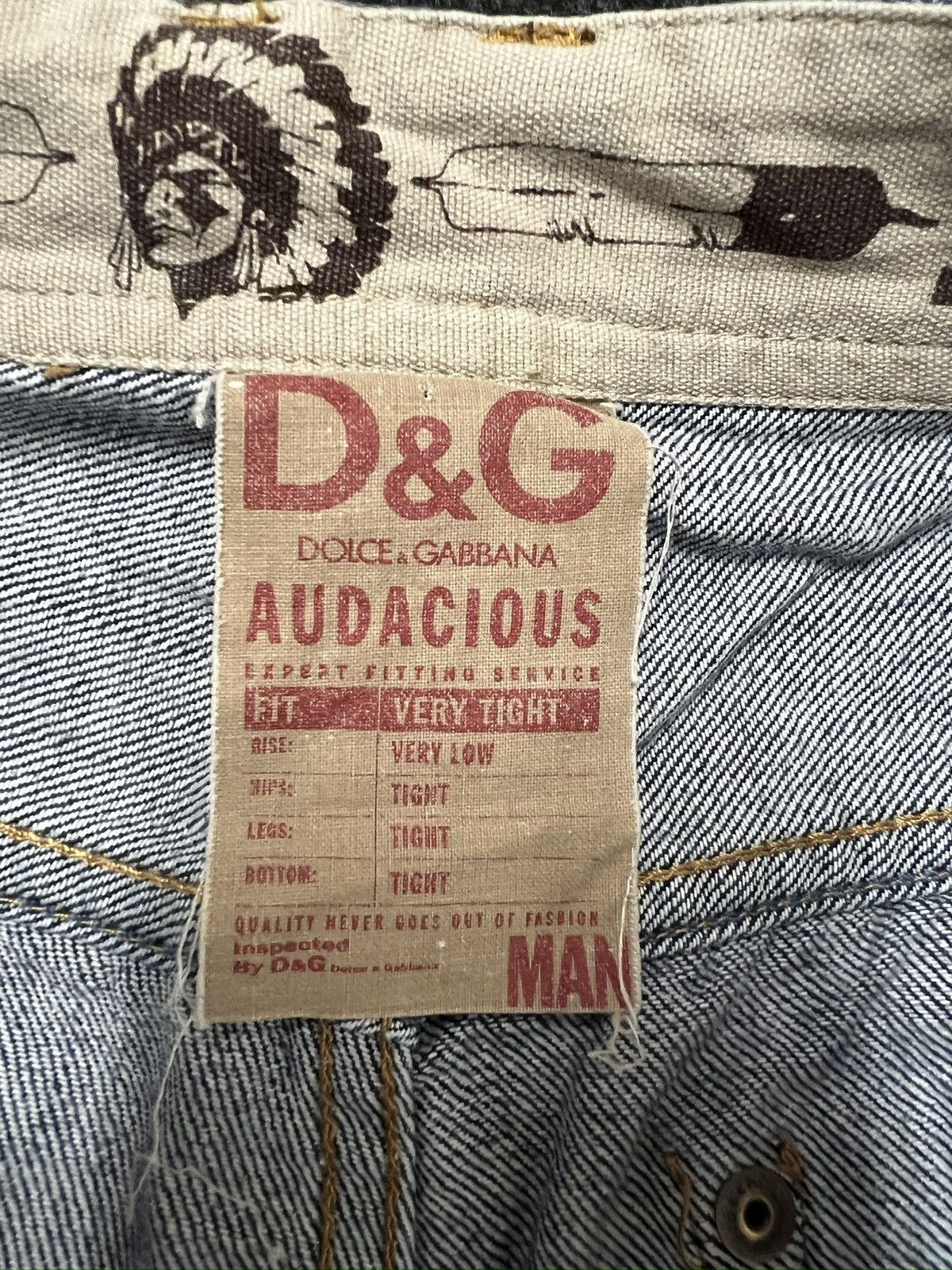 Dolce & Gabbana × Japanese Brand × Vintage Dolce & Gabbana slim cowboy drip jeans size 33 Size US 33 - 5 Thumbnail