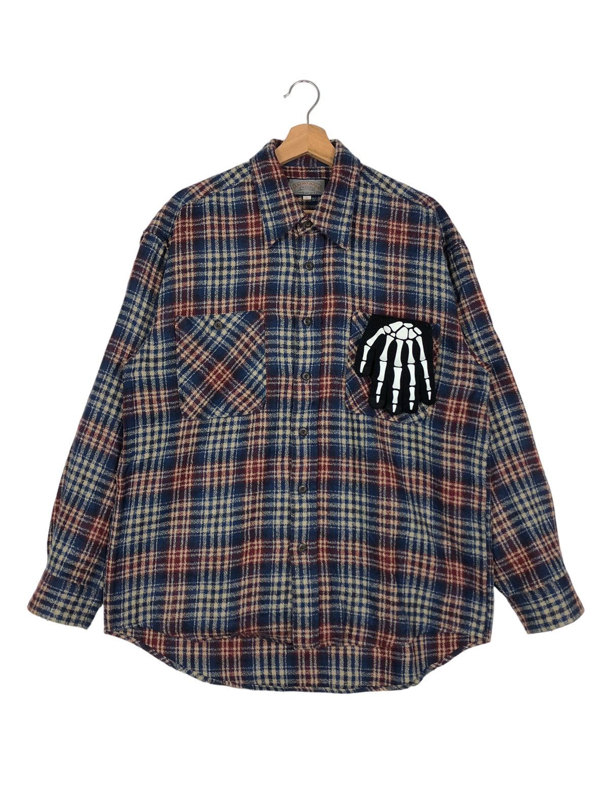 Flannel 🔥90s Sereno Basic Issey Miyake Flannel Jacket Tartan Design Size US L / EU 52-54 / 3 - 1 Thumbnail