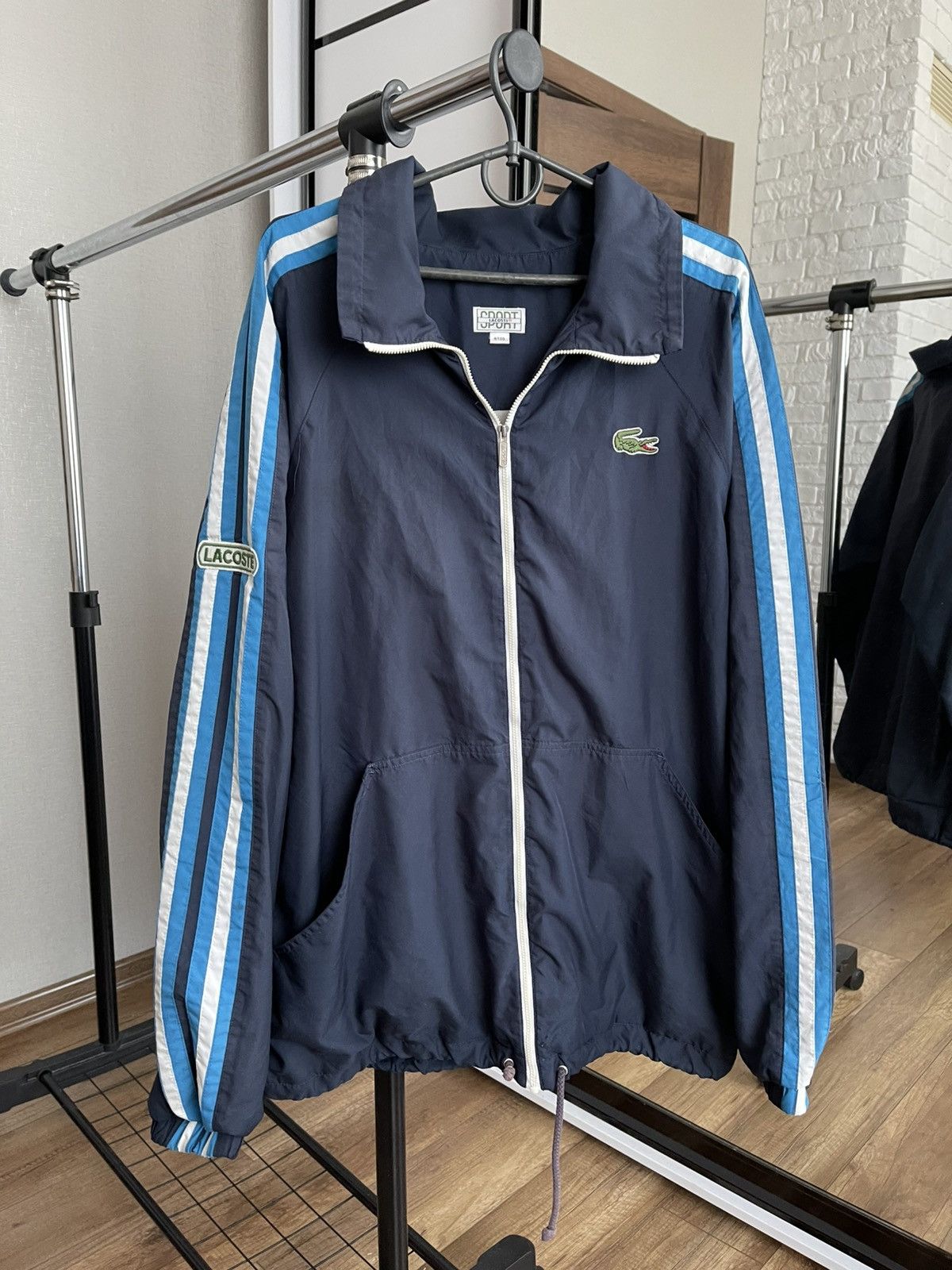 Lacoste Lacoste Sport Vintage Track Zip Jacket 90s Size US XL / EU 56 / 4 - 1 Thumbnail