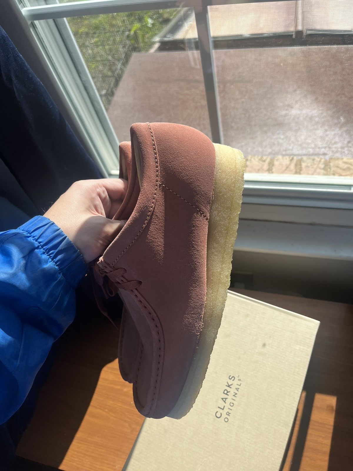 Clarks WALLABEE TERRACOTTA SUEDE Size US 9 / EU 42 - 4 Thumbnail
