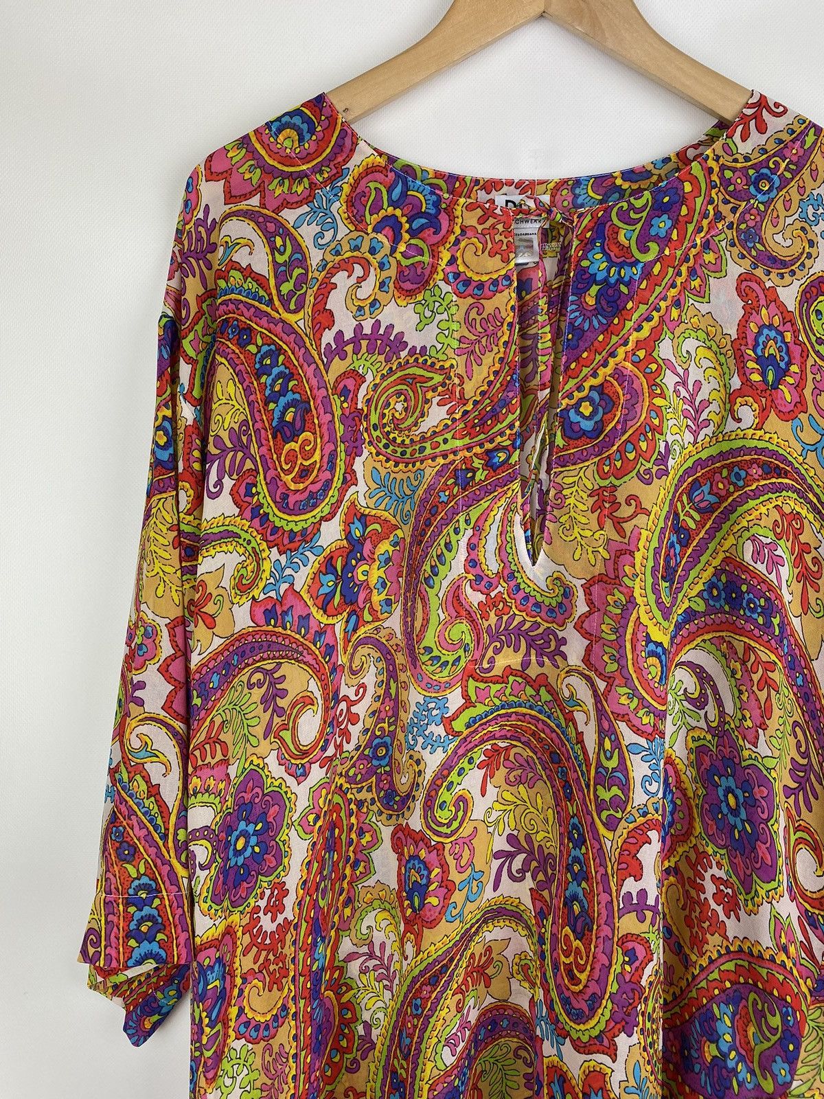 Dolce & Gabbana Dolce & Gabbana ladies Paisley patterned mesh tunic blouse Size M / US 6-8 / IT 42-44 - 5 Thumbnail