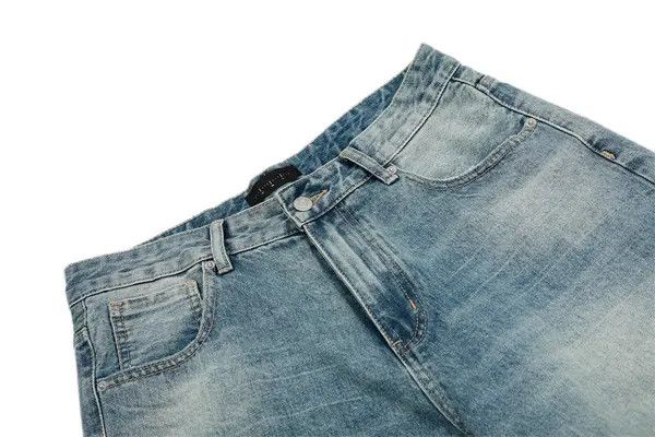 VIBE Men's distressed American style gradient loose washed jeans Size US 32 / EU 48 - 4 Thumbnail