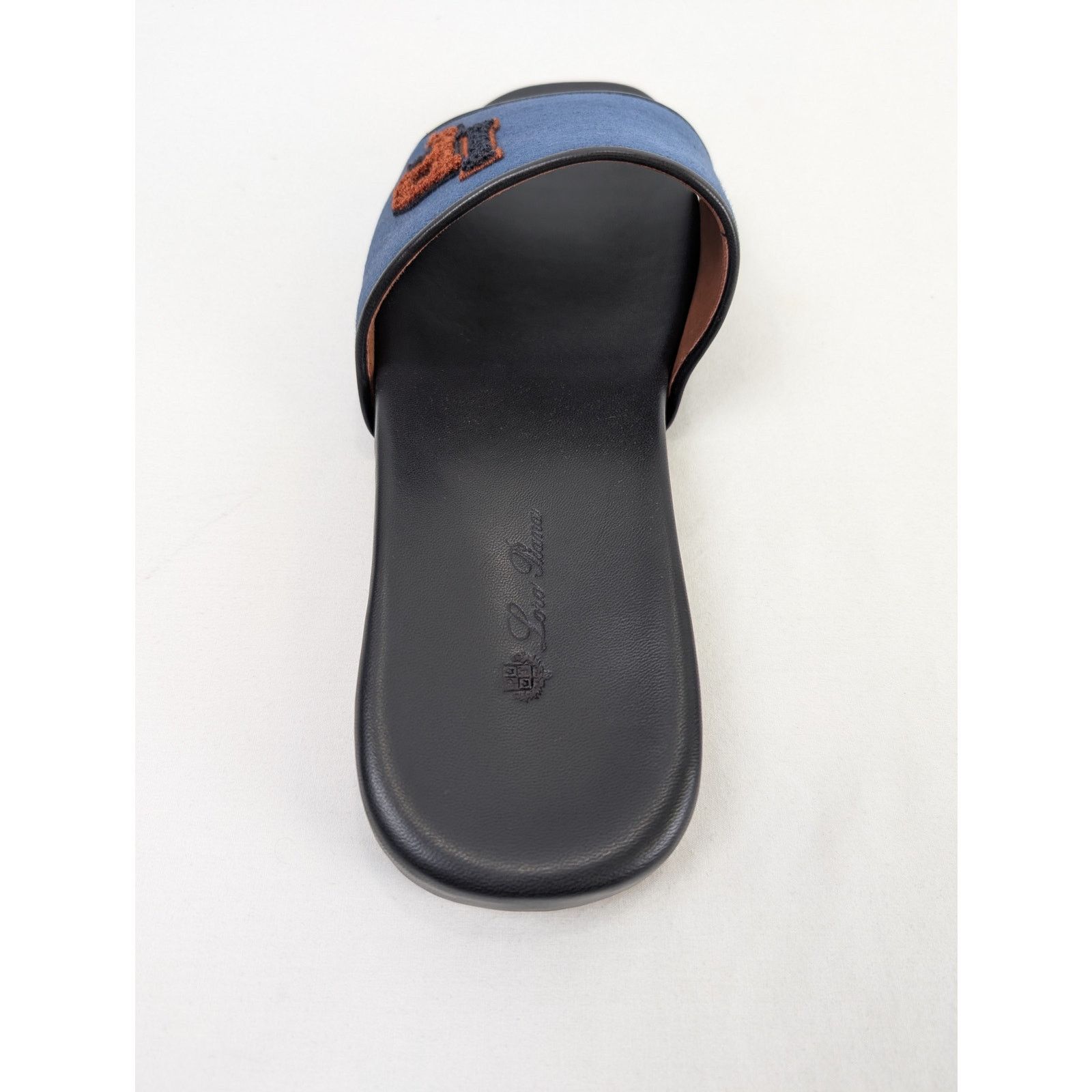 Loro Piana o1rshd1 Sea-Slide LP College Walk New York Dy in Blue/Black Size US 12 / EU 45 - 16 Thumbnail