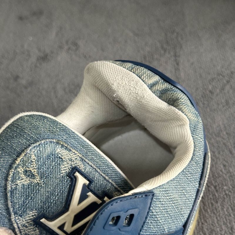 Louis Vuitton Louis Vuitton Denim Trainer Low-Top Sneakers - Size US 8 / EU 41 - 6 Thumbnail