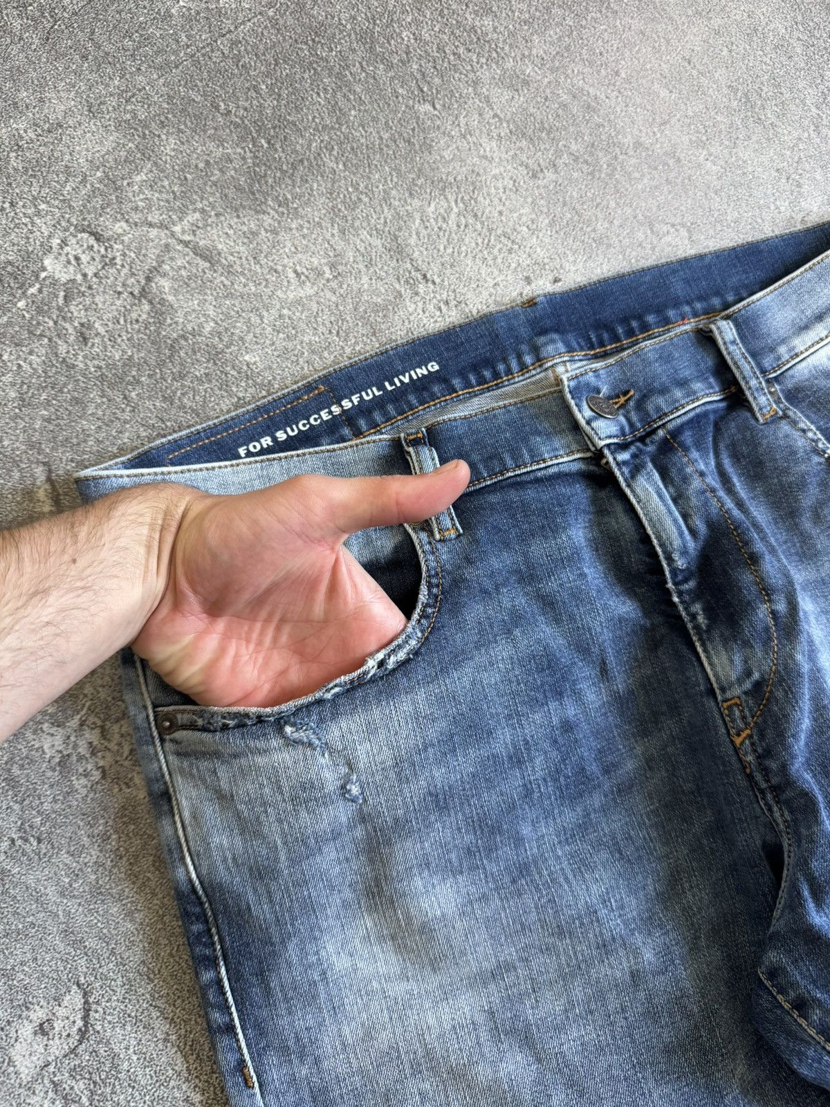 Diesel Diesel 38/34 2019 D-Strukt denim pants trousers jeans y2k Size US 38 / EU 54 - 9 Thumbnail