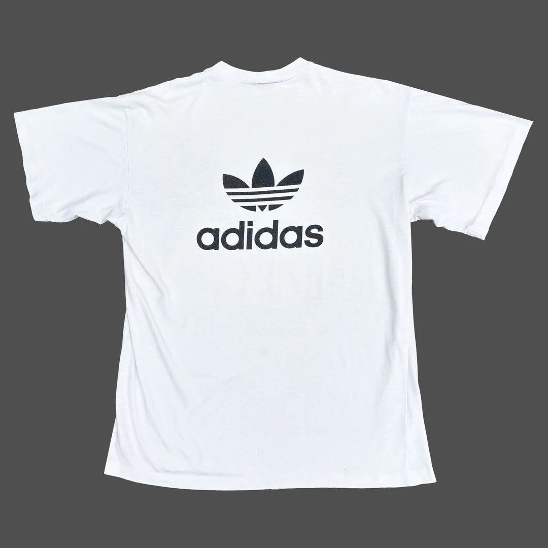 Adidas Adidas World Cup 1990 90s Vintage Italy Rare Soccer T-Shirt Size US XL / EU 56 / 4 - 2 Thumbnail