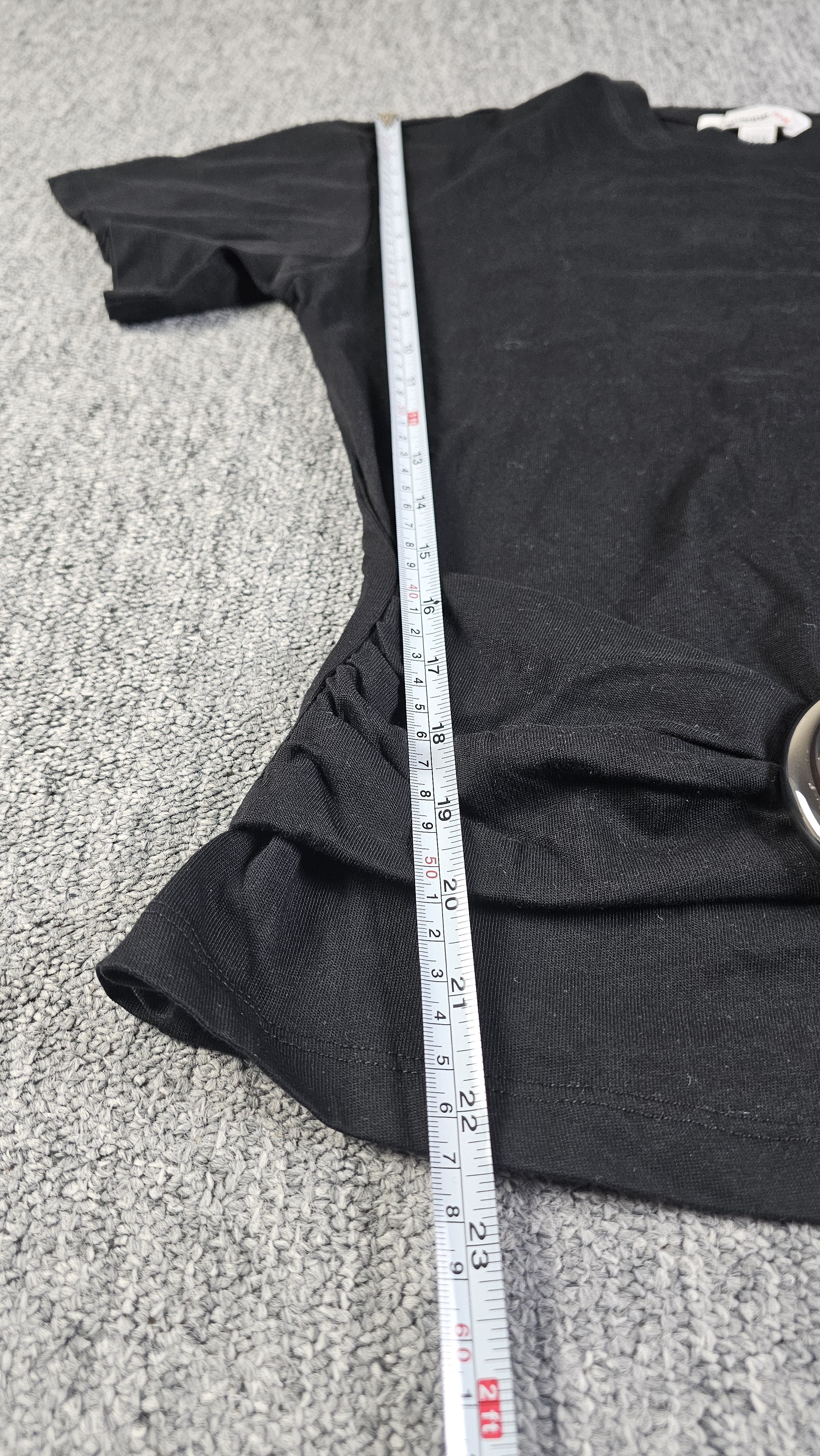 H&M × Paco Rabanne Rabanne H&M Belted Top Size S Black Crew Neck 2023 Collab Size S / US 4 / IT 40 - 7 Thumbnail