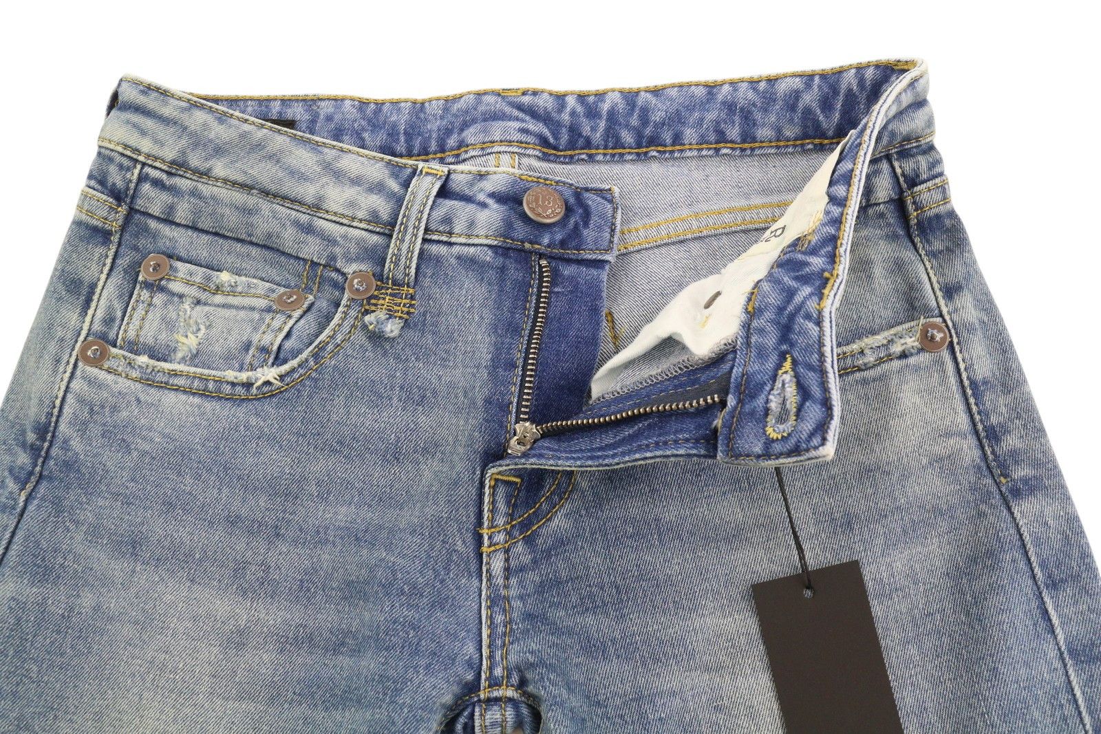 R13 BOY STRAIGHT 25 Jasper Stretch Ankle Length Jeans 84432 Size 25" / US 0 / IT 36 - 5 Thumbnail