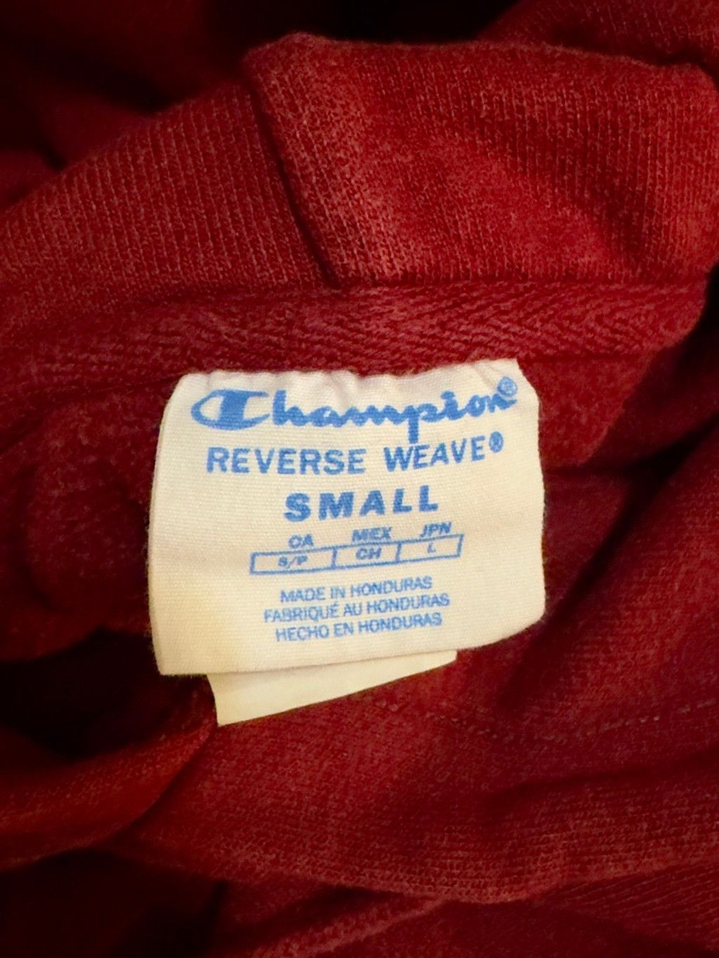 Champion Vintage Red Champion Sweatshirt Sz-Sm Heavy Weight Cotton Size US S / EU 44-46 / 1 - 2 Thumbnail