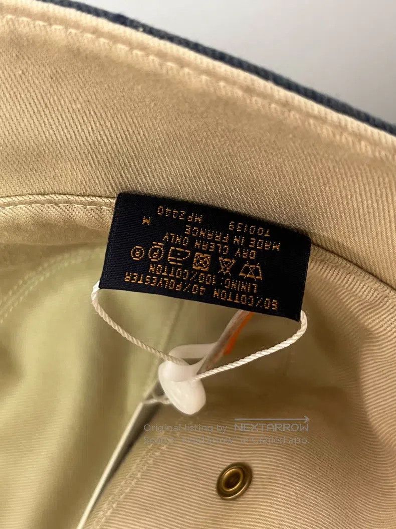 Louis Vuitton Louis Vuitton Blue denim full of presbyopic print hat Size ONE SIZE - 4 Thumbnail